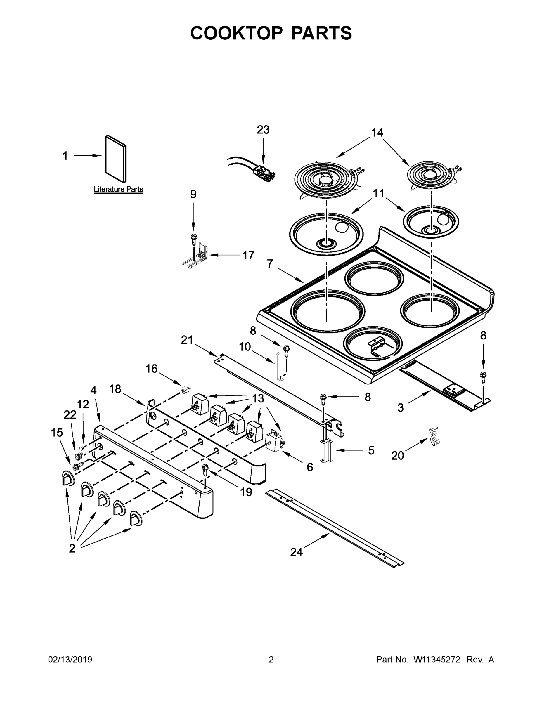 02 - COOKTOP PARTS