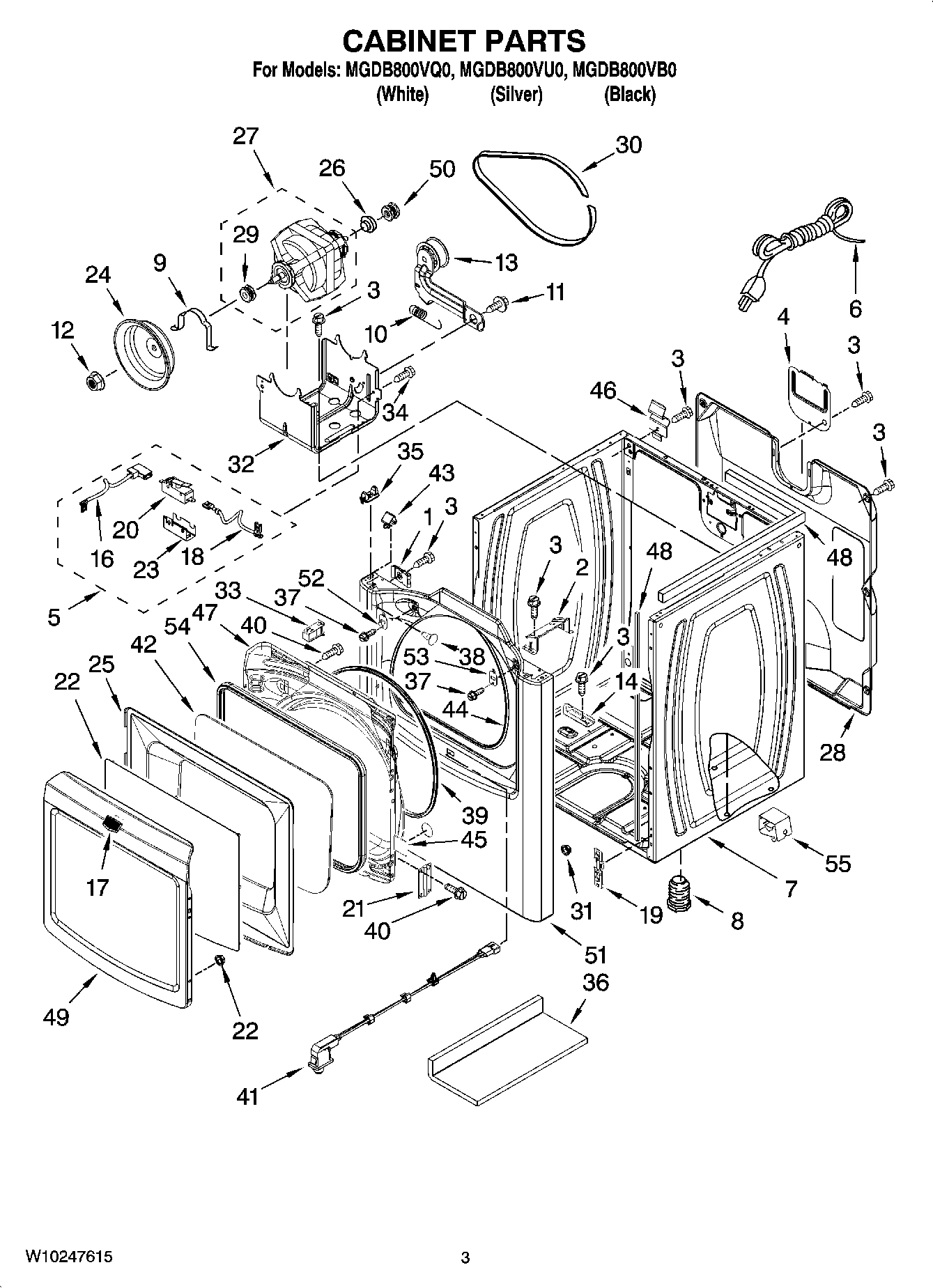 02 - CABINET PARTS
