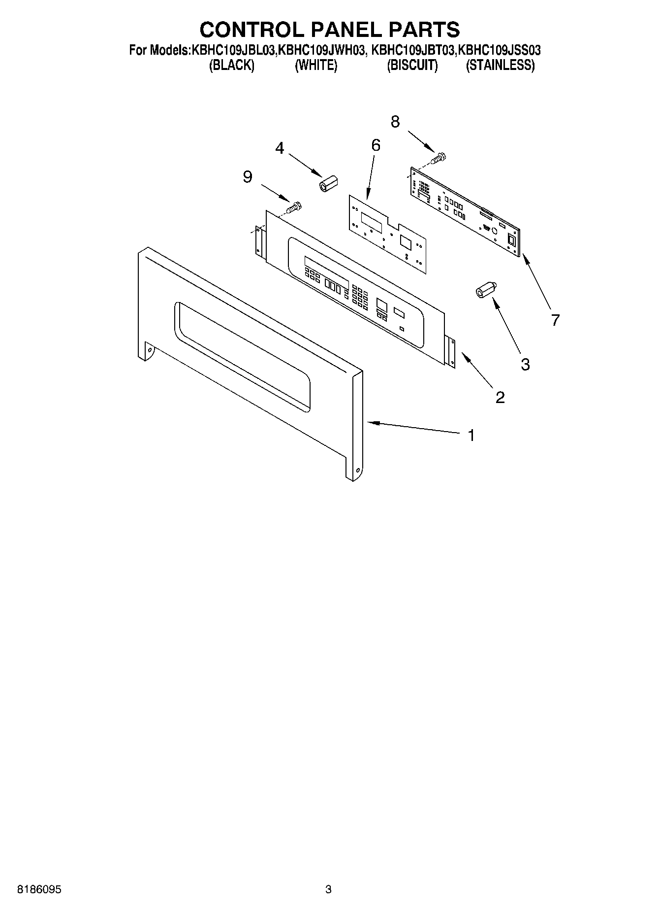 02 - CONTROL PANEL PARTS