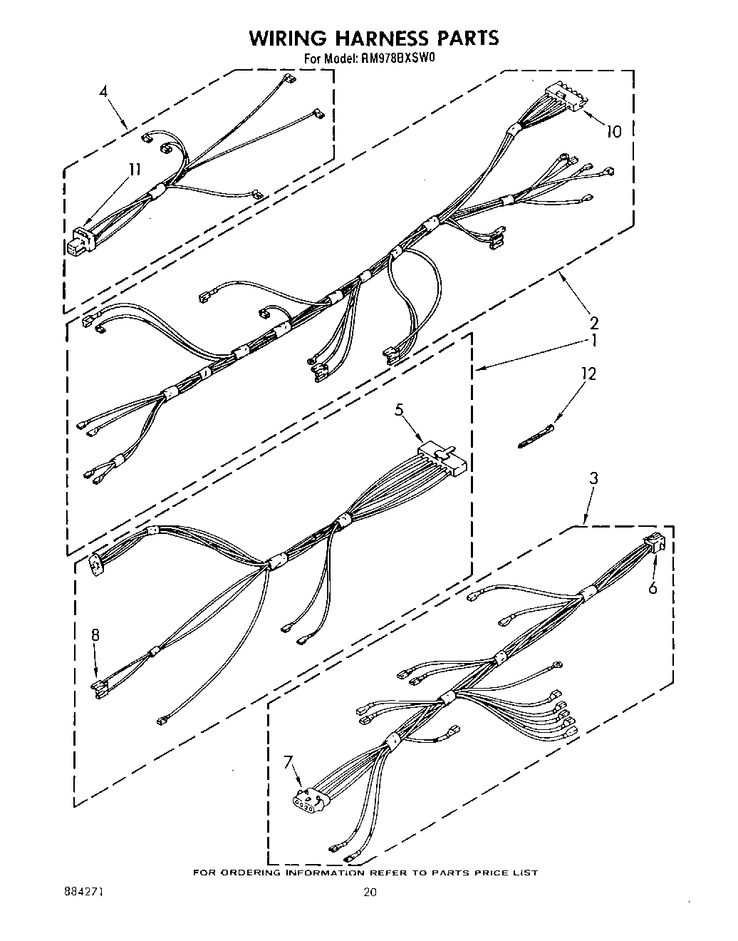 12 - WIRING HARNESS , LITERATURE AND OPTIONAL