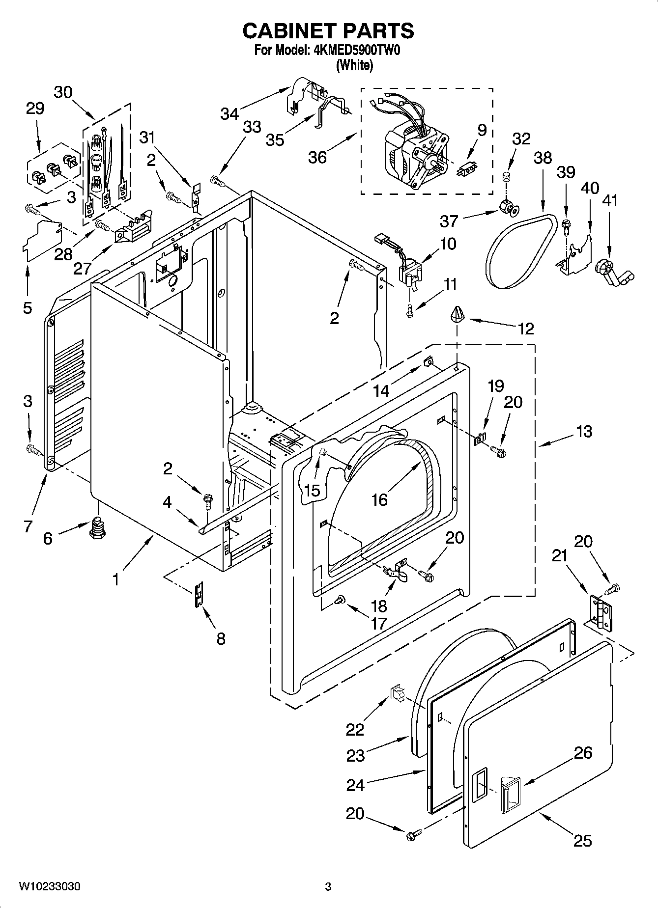 02 - CABINET PARTS