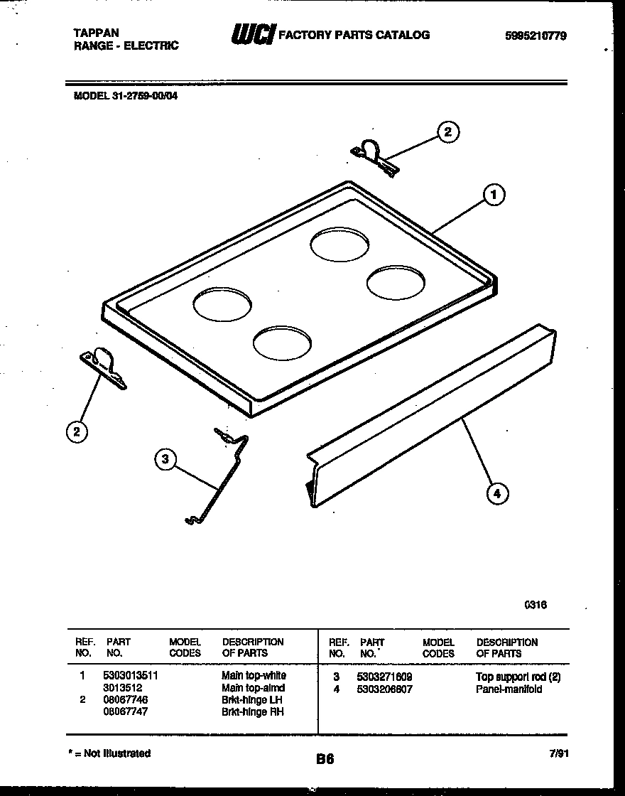 03 - COOKTOP PARTS