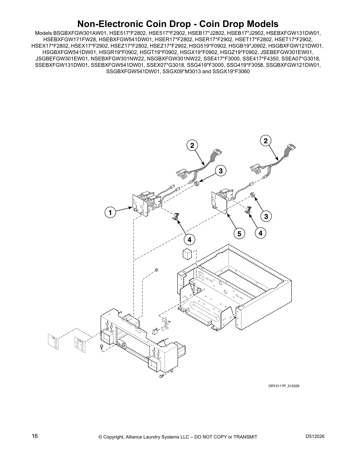 Non-Electronic Coin Drop - Coin Drop Models
