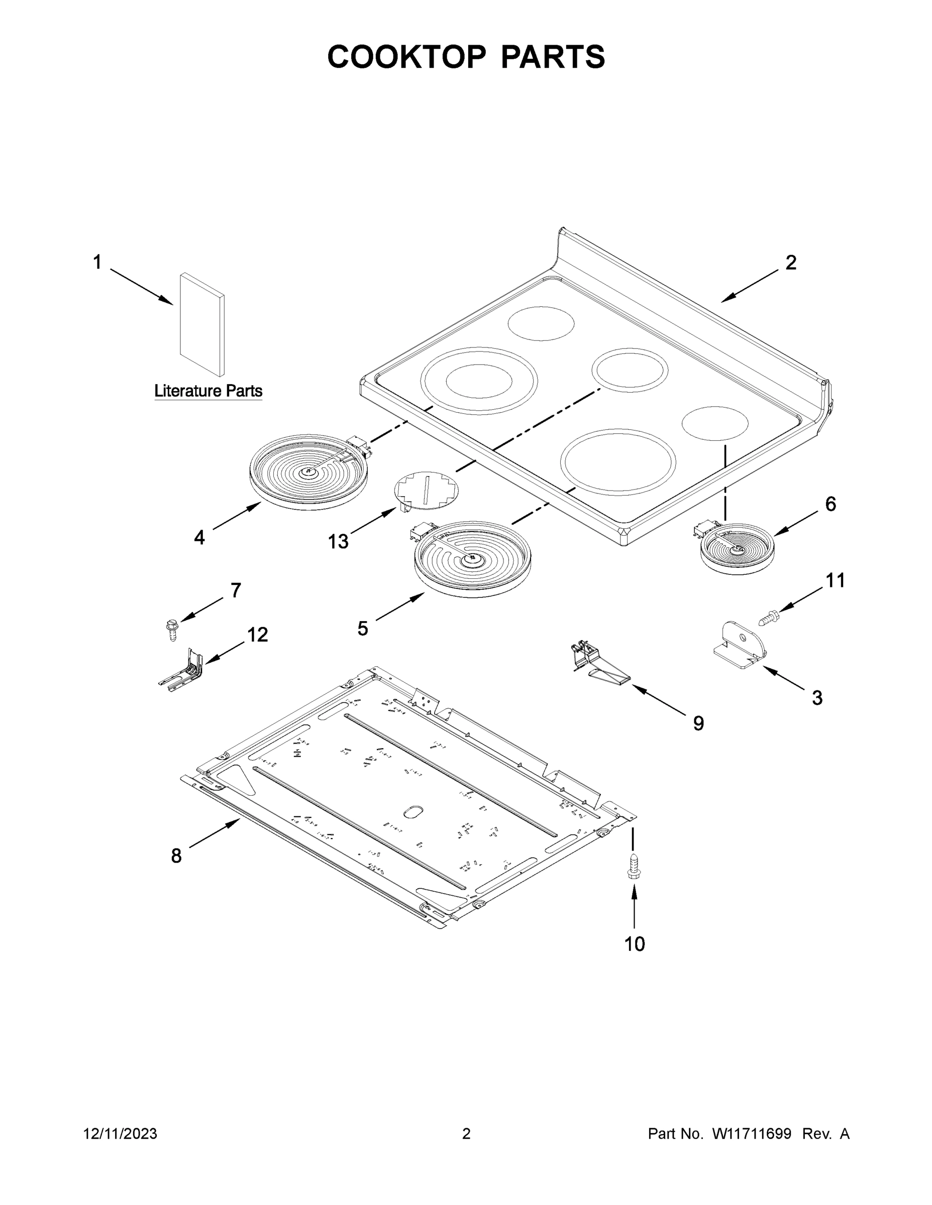 02 - COOKTOP PARTS