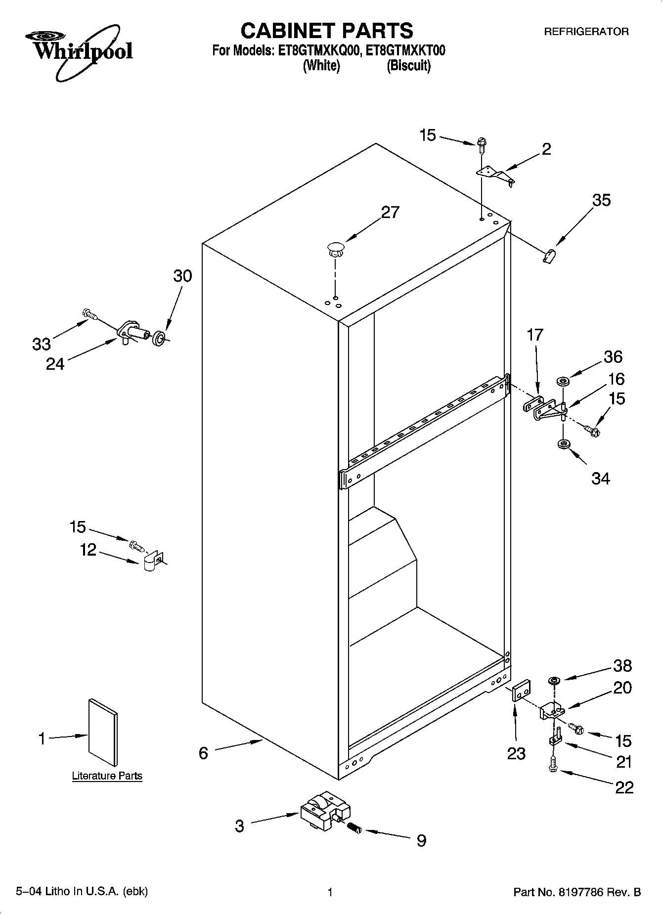01 - CABINET PARTS