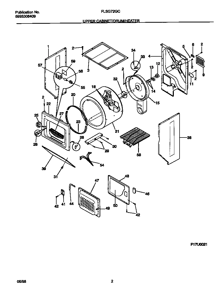 02 - UPPER CABINET/DRUM/HEATER