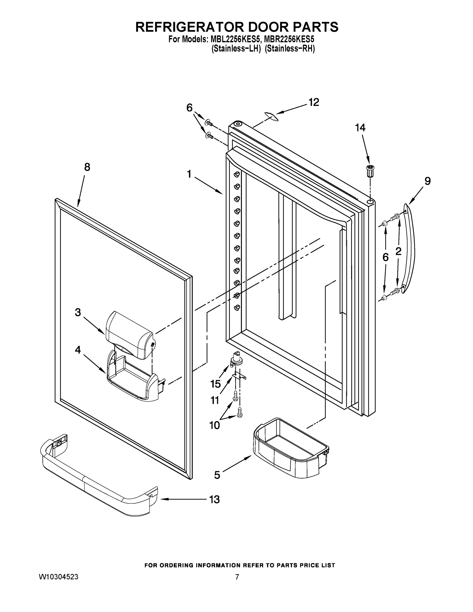 06 - REFRIGERATOR DOOR PARTS