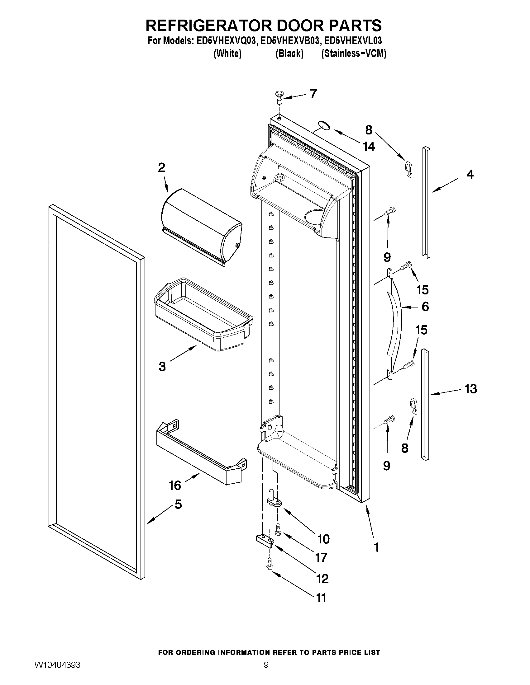 06 - REFRIGERATOR DOOR PARTS