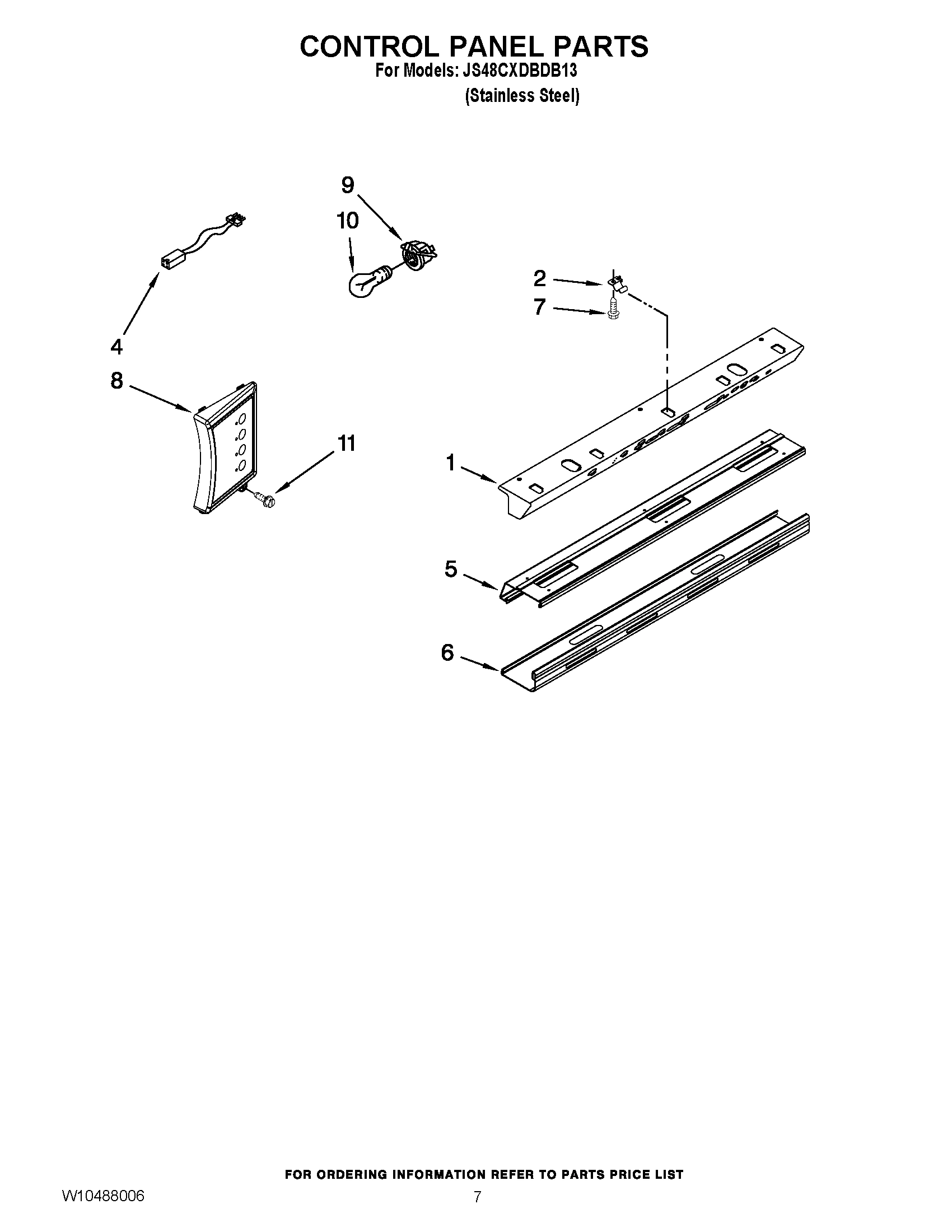05 - CONTROL PANEL PARTS