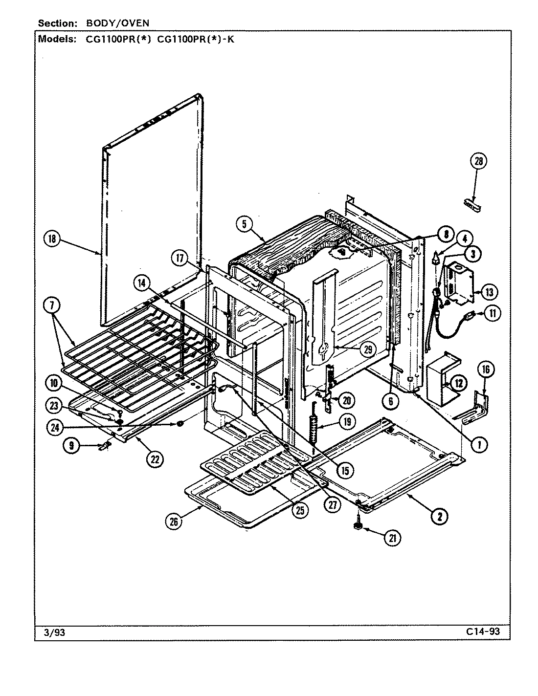 01 - BODY/OVEN