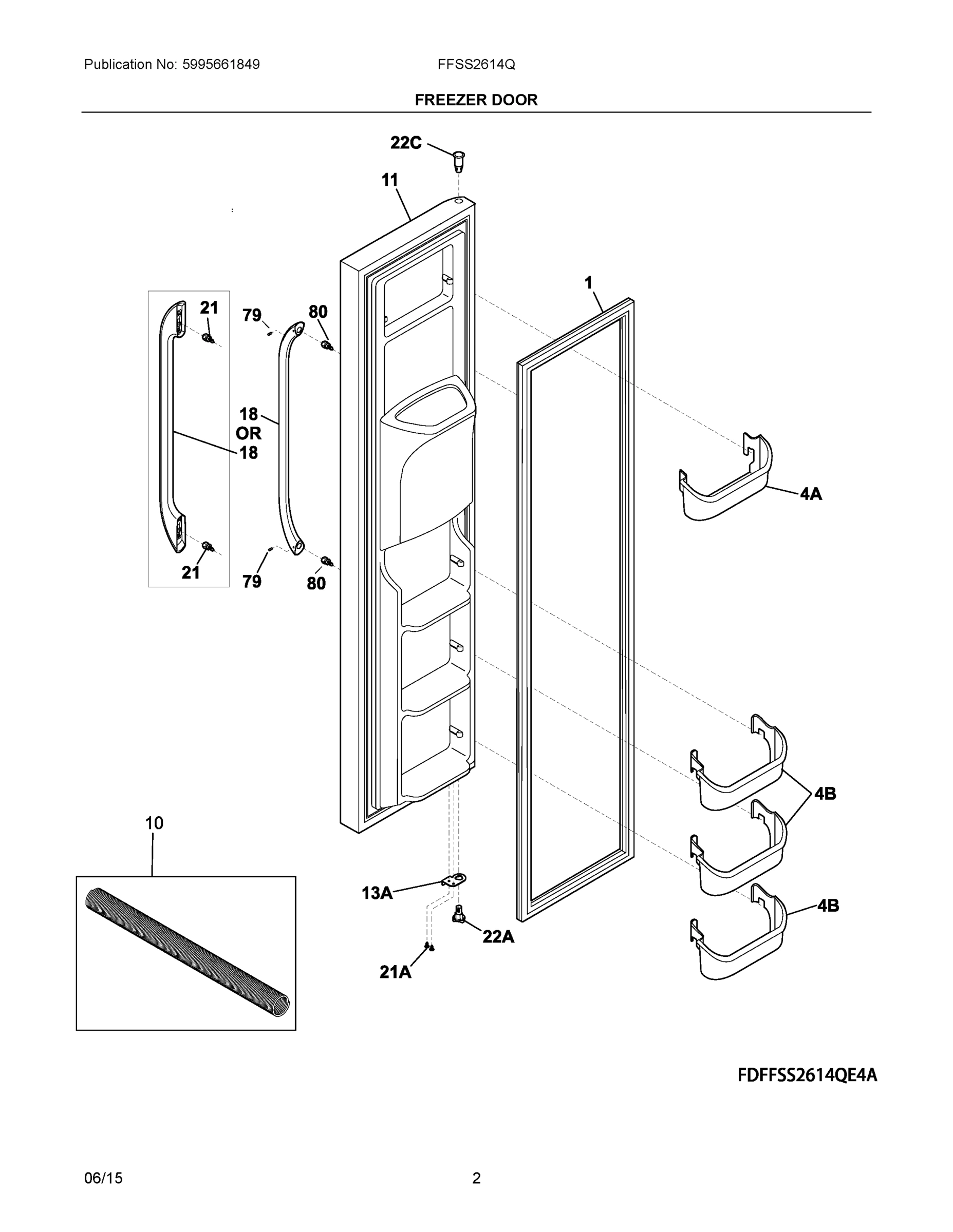 02 - FREEZER DOOR