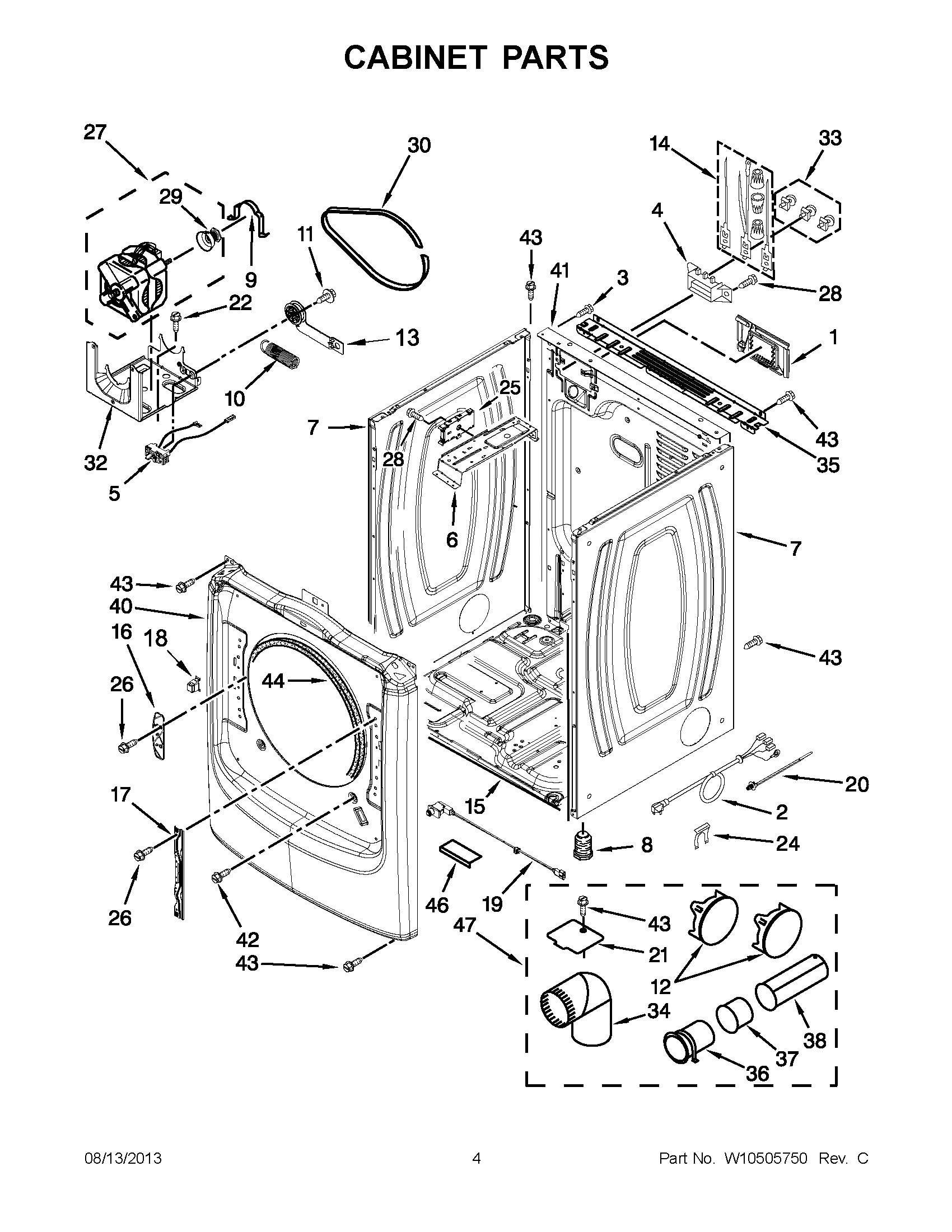 02 - CABINET PARTS