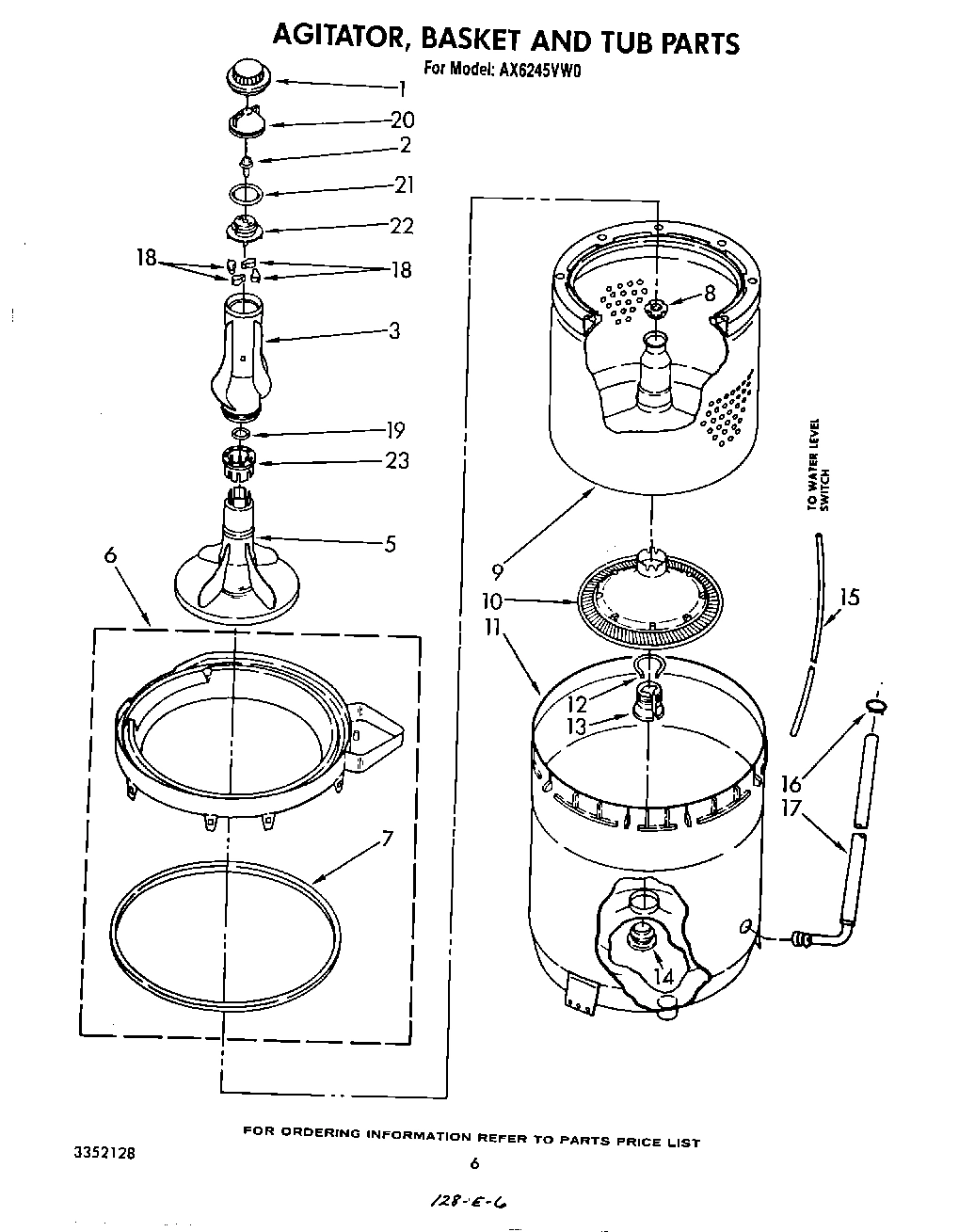 04 - AGITATOR, BASKET AND TUB