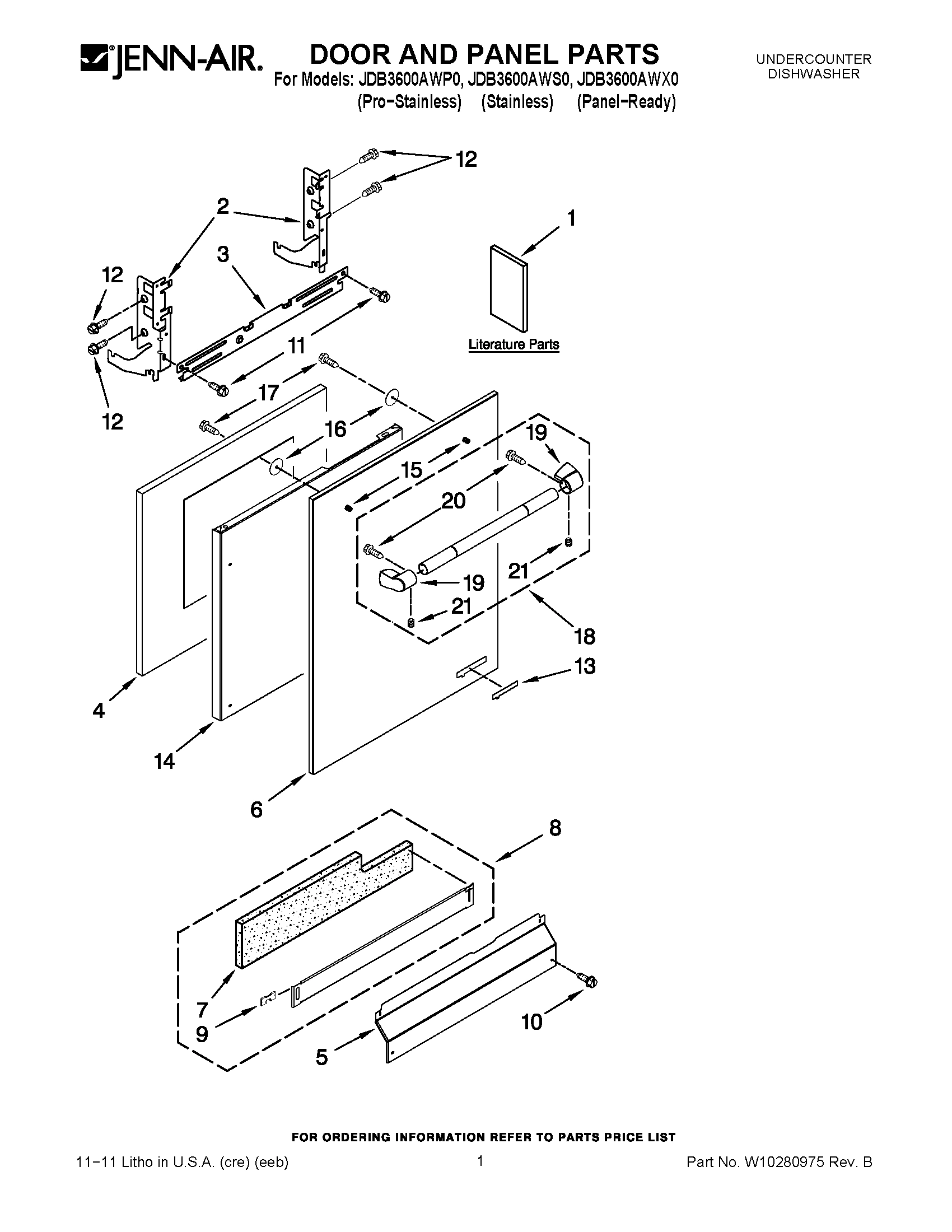 01 - DOOR AND PANEL PARTS