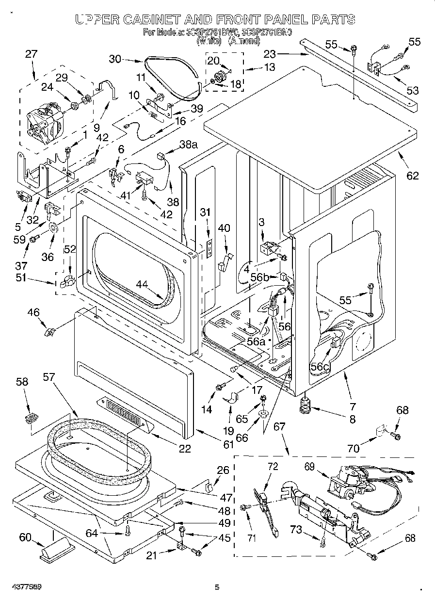 04 - UPPER CABINET AND FRONT PANEL