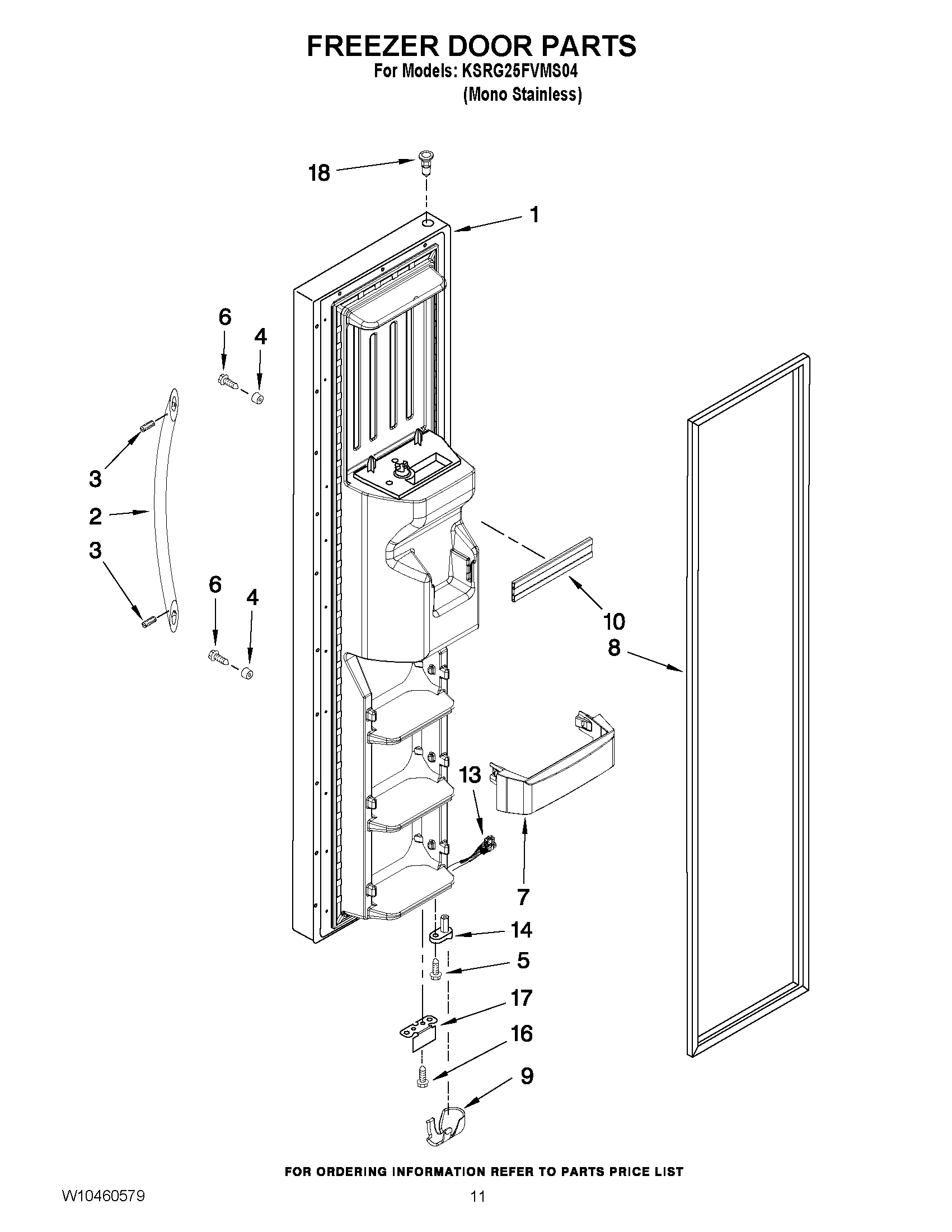 07 - FREEZER DOOR PARTS