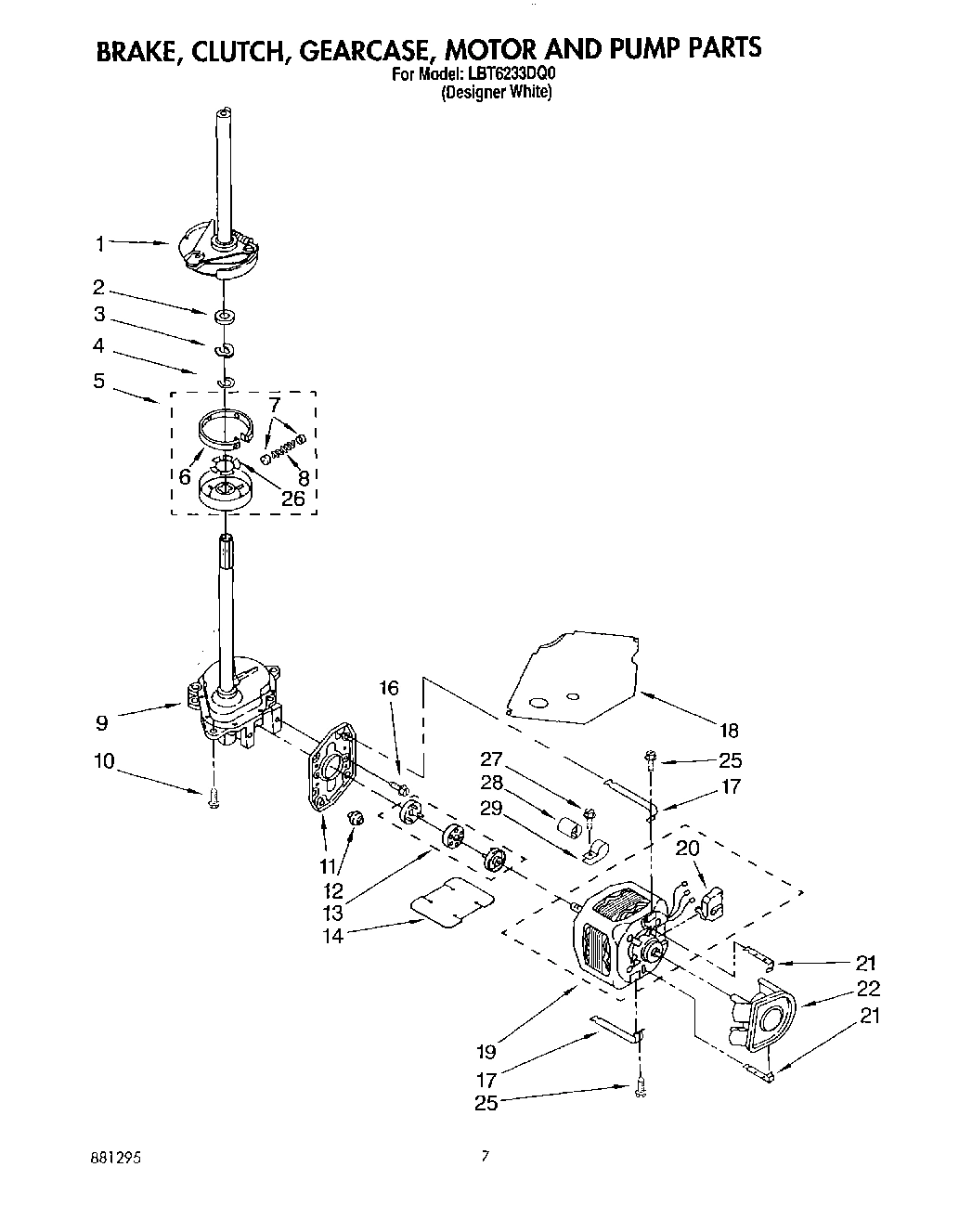 05 - BRAKE, CLUTCH, GEARCASE, MOTOR & PUMP