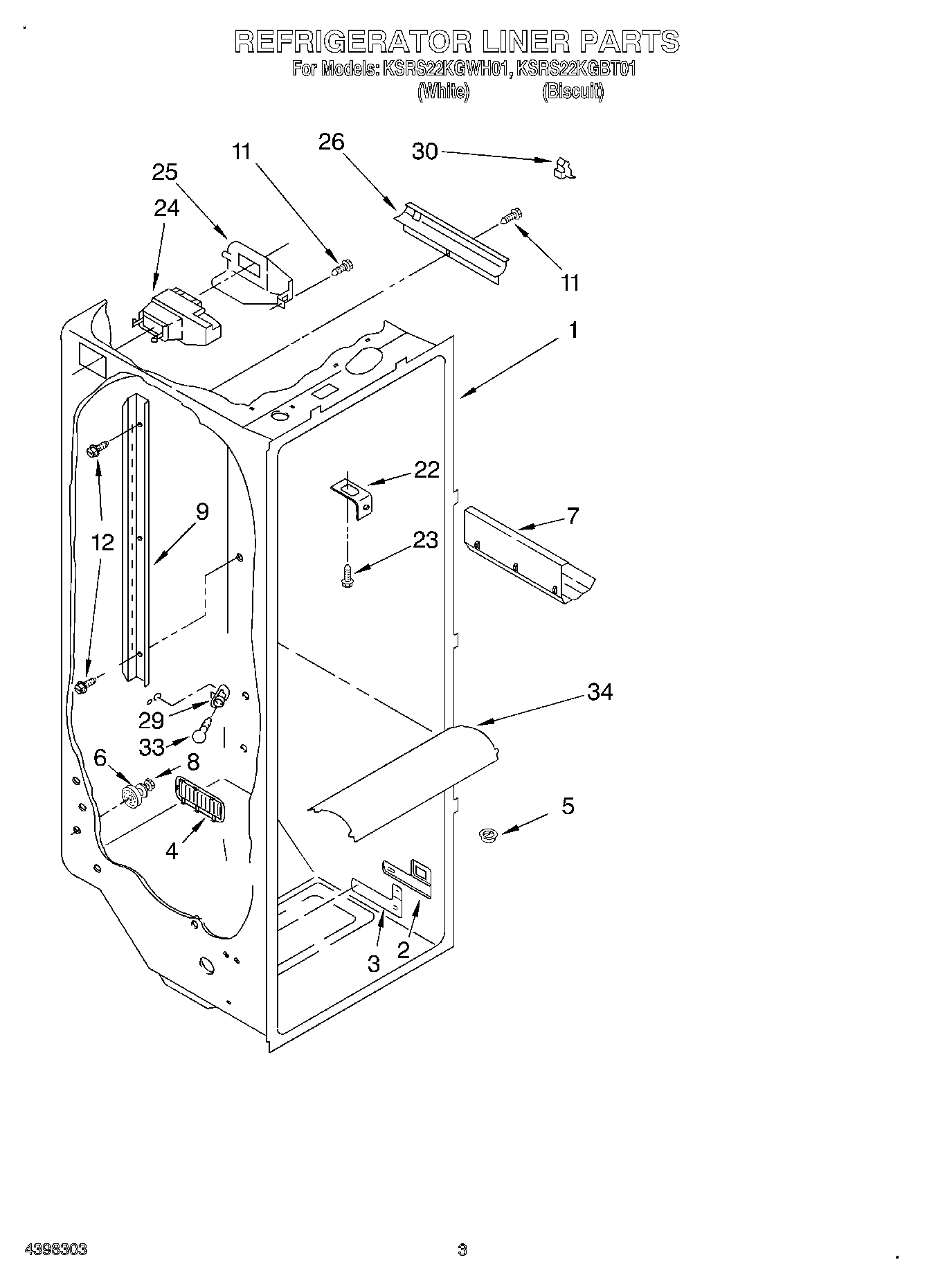 02 - REFRIGERATOR LINER