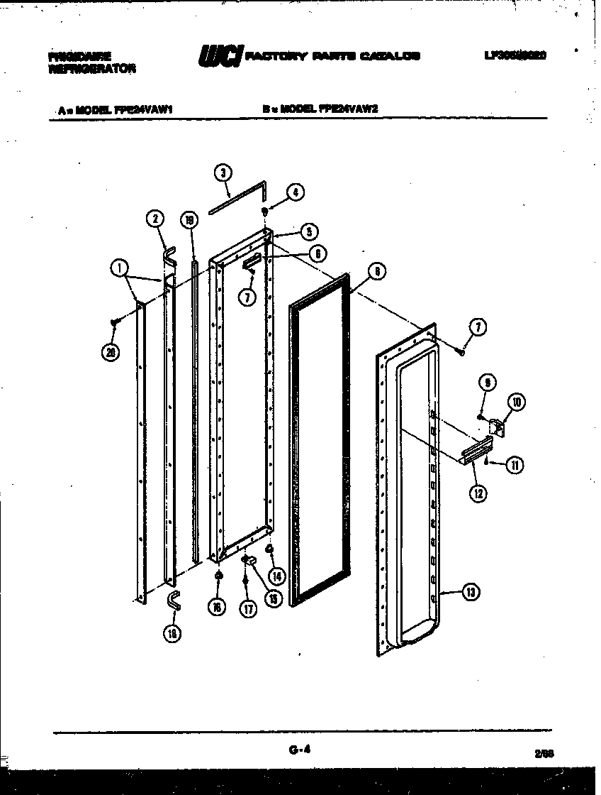 03 - FREEZER DOOR PARTS