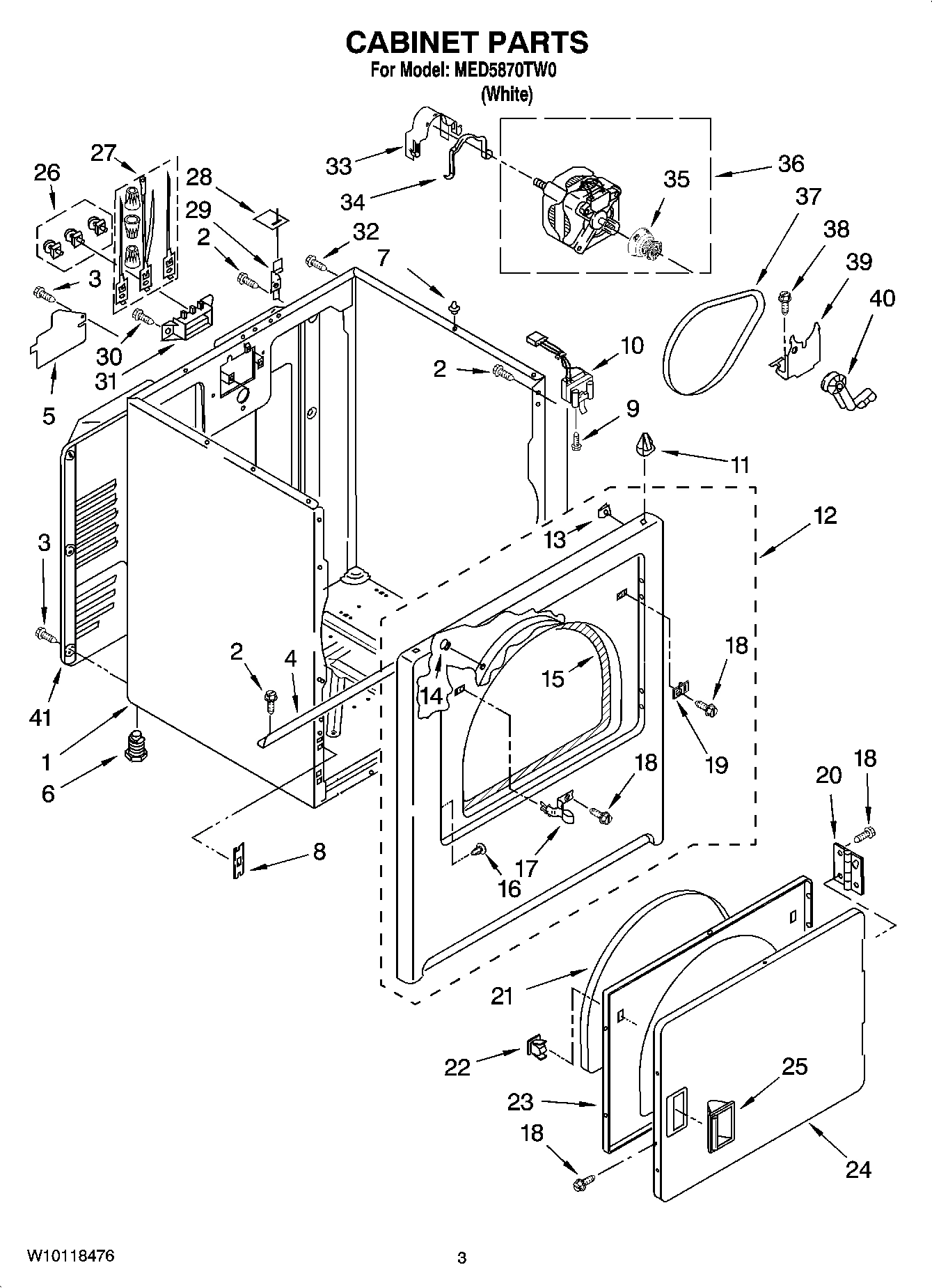 02 - CABINET PARTS
