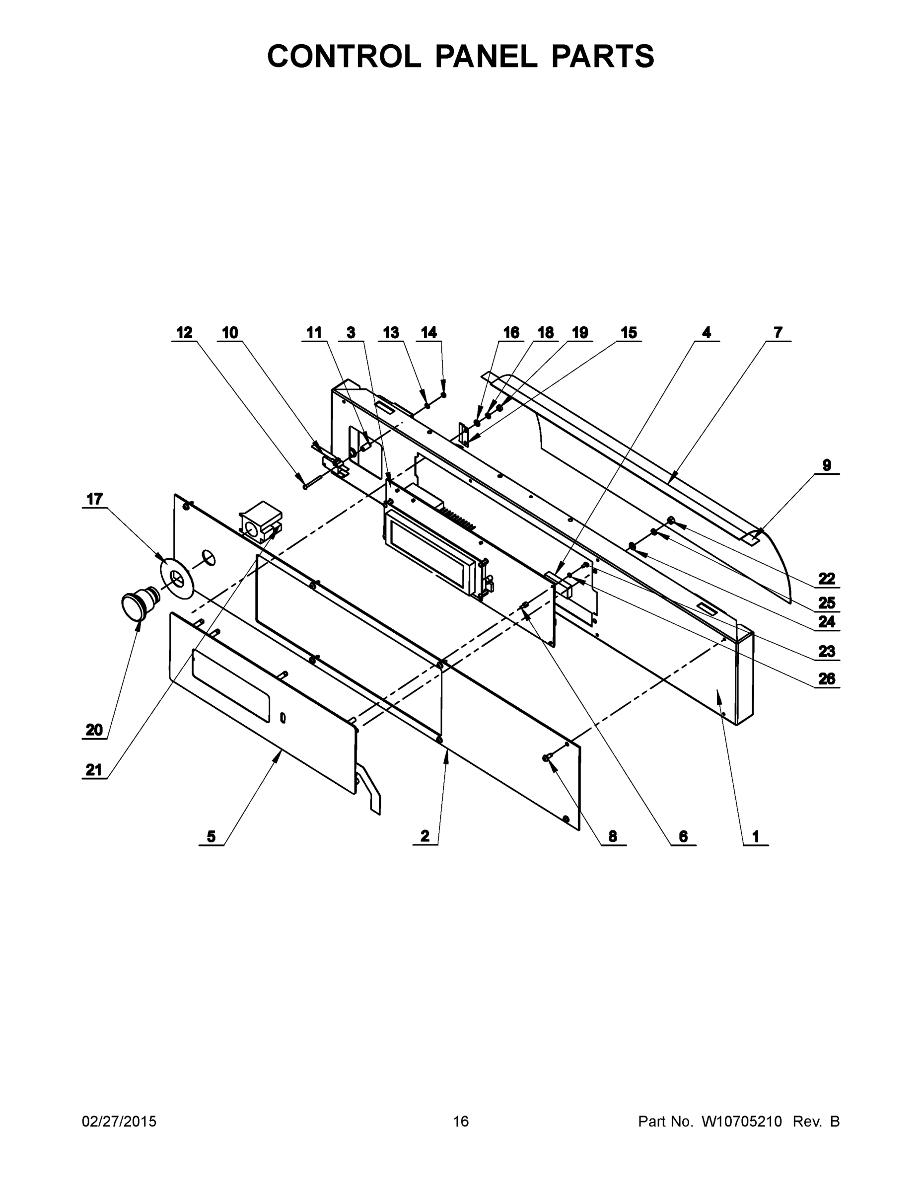 09 - CONTROL PANEL PARTS