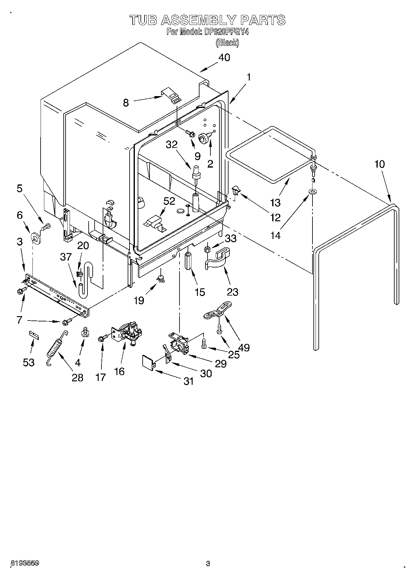 03 - TUB ASSEMBLY