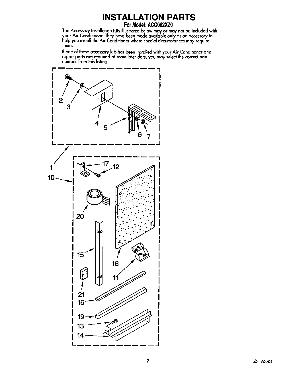 04 - INSTALLATION PARTS