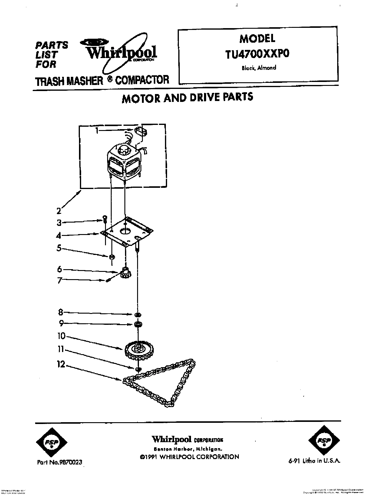 01 - MOTOR AND DRIVE, LIT/OPTIONAL