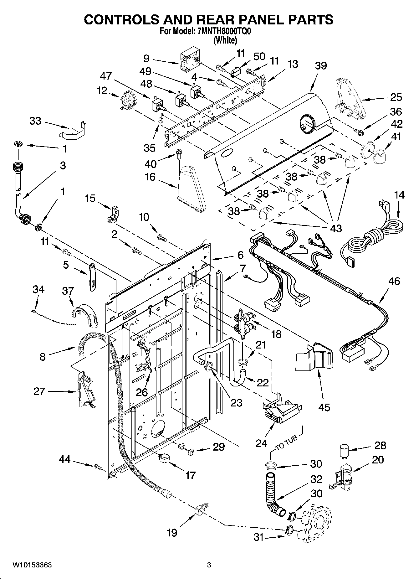 02 - CONTROLS AND REAR PANEL PARTS