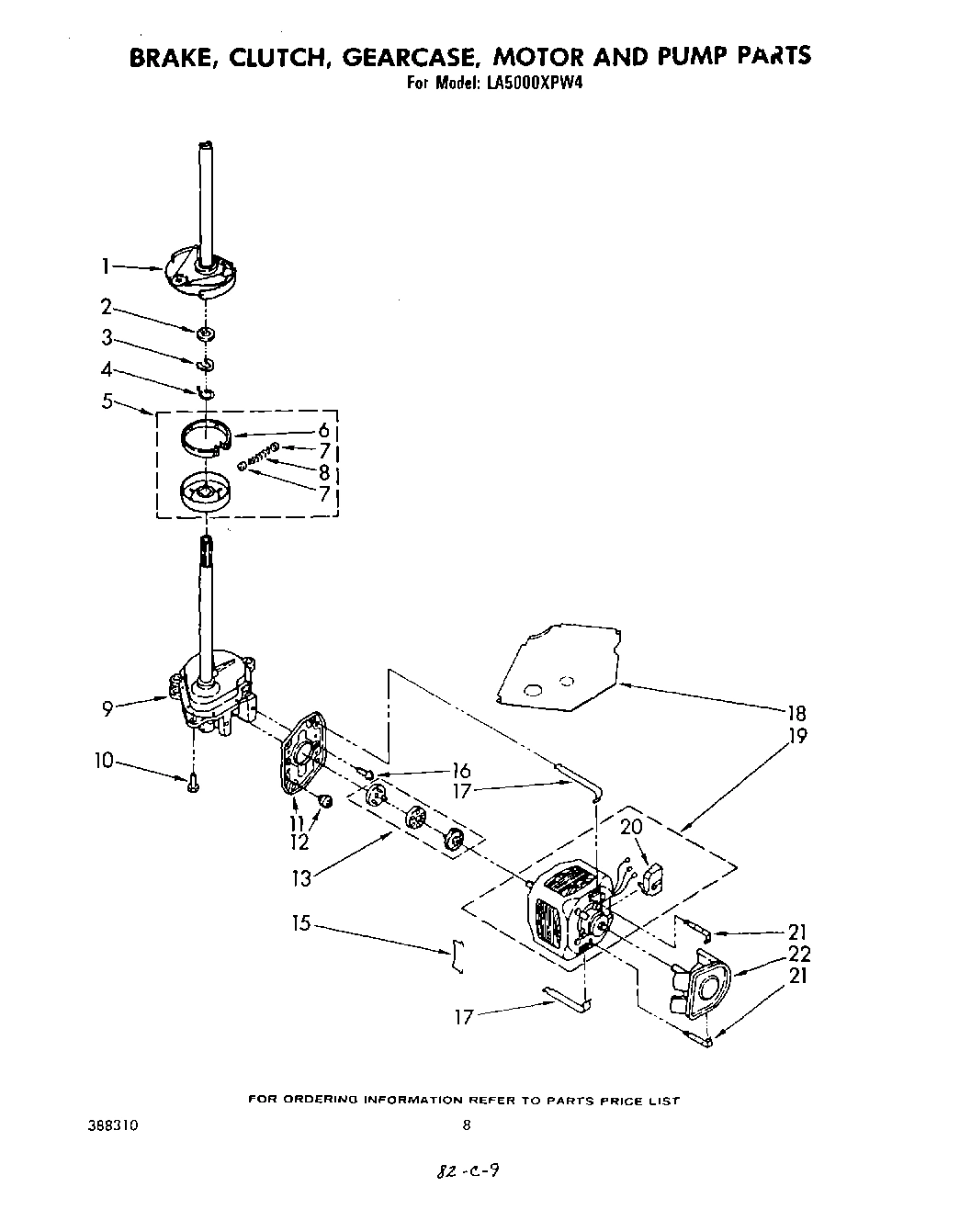 06 - BRAKE, CLUTCH, GEARCASE, MOTOR AND PUMP