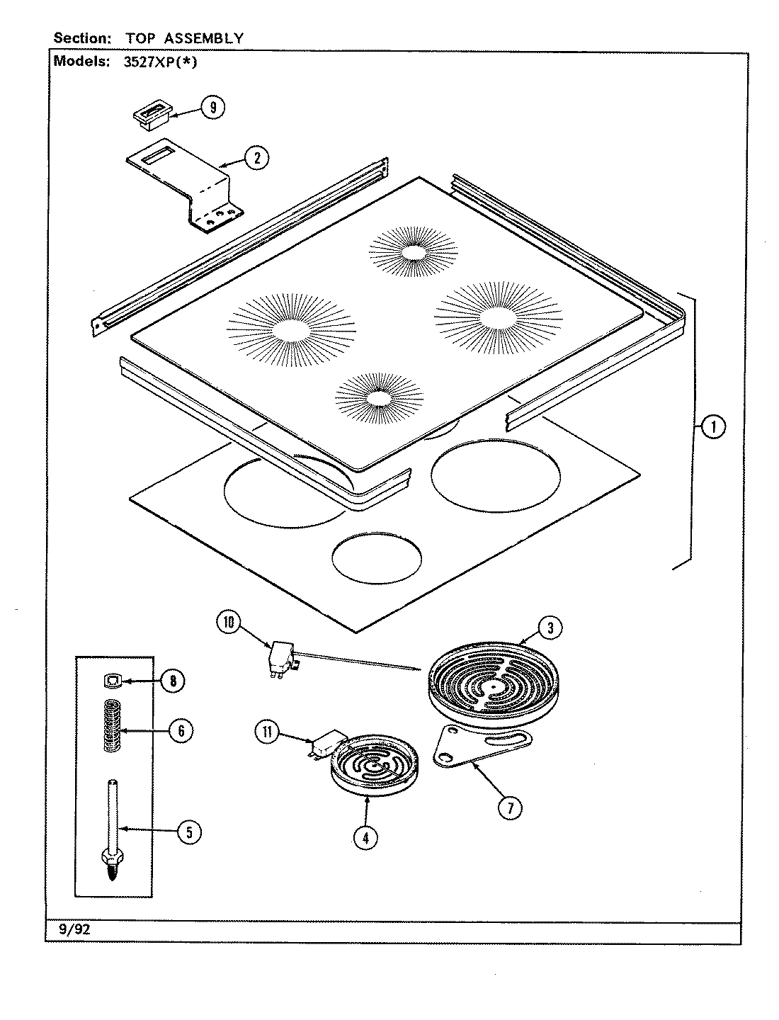 04 - TOP ASSEMBLY (3527XP)