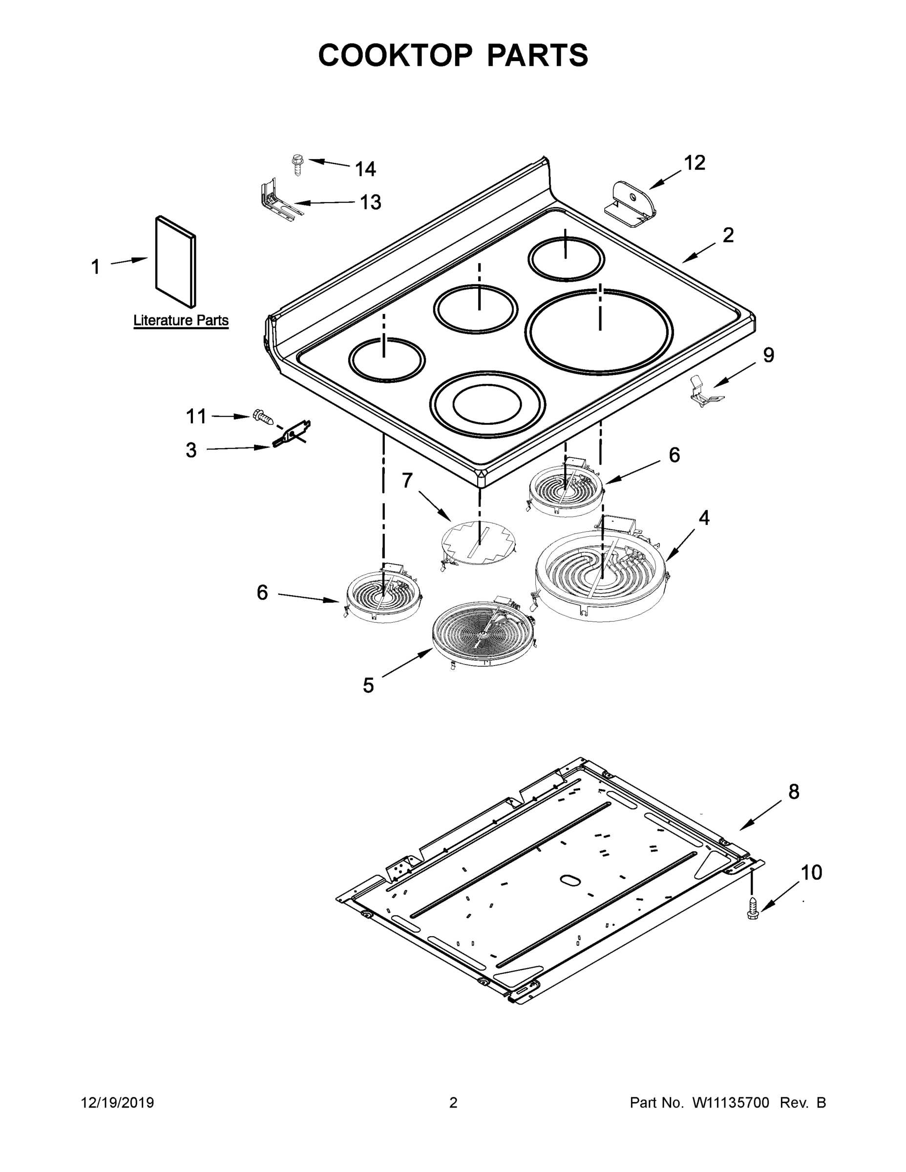 02 - COOKTOP PARTS