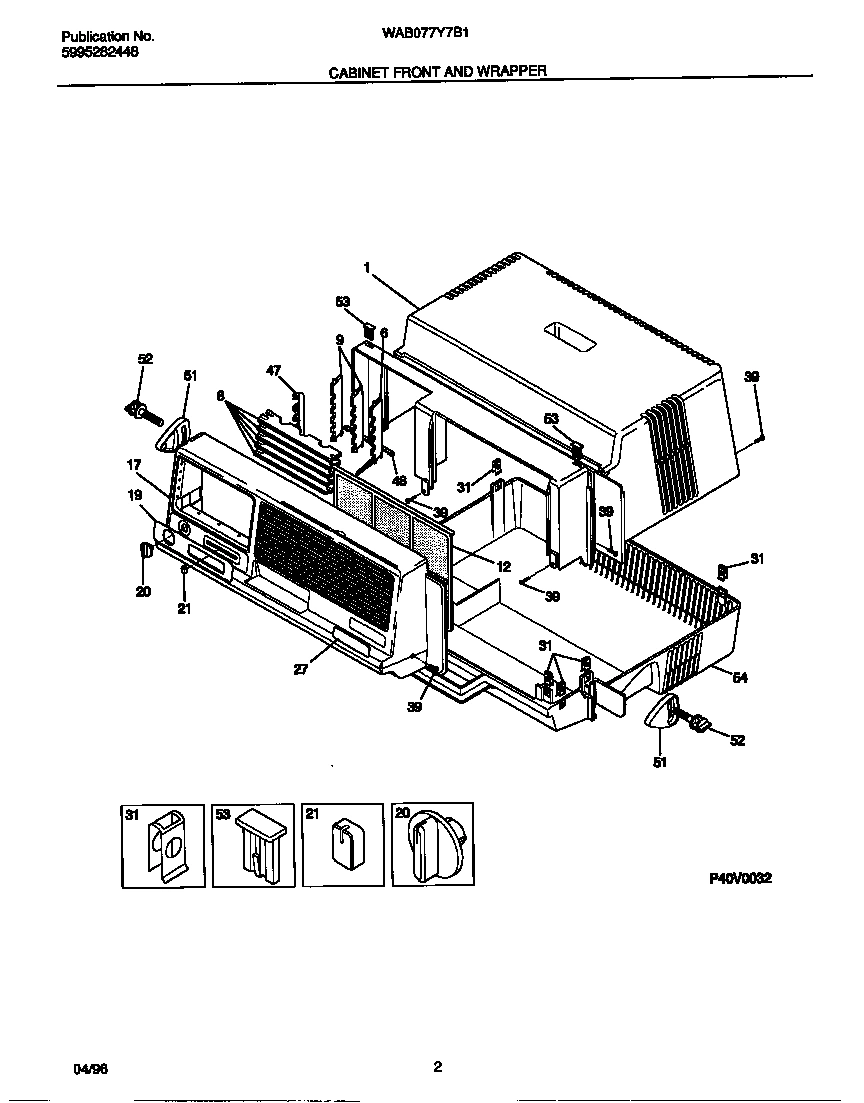 02 - CABINET FRONT AND WRAPPER