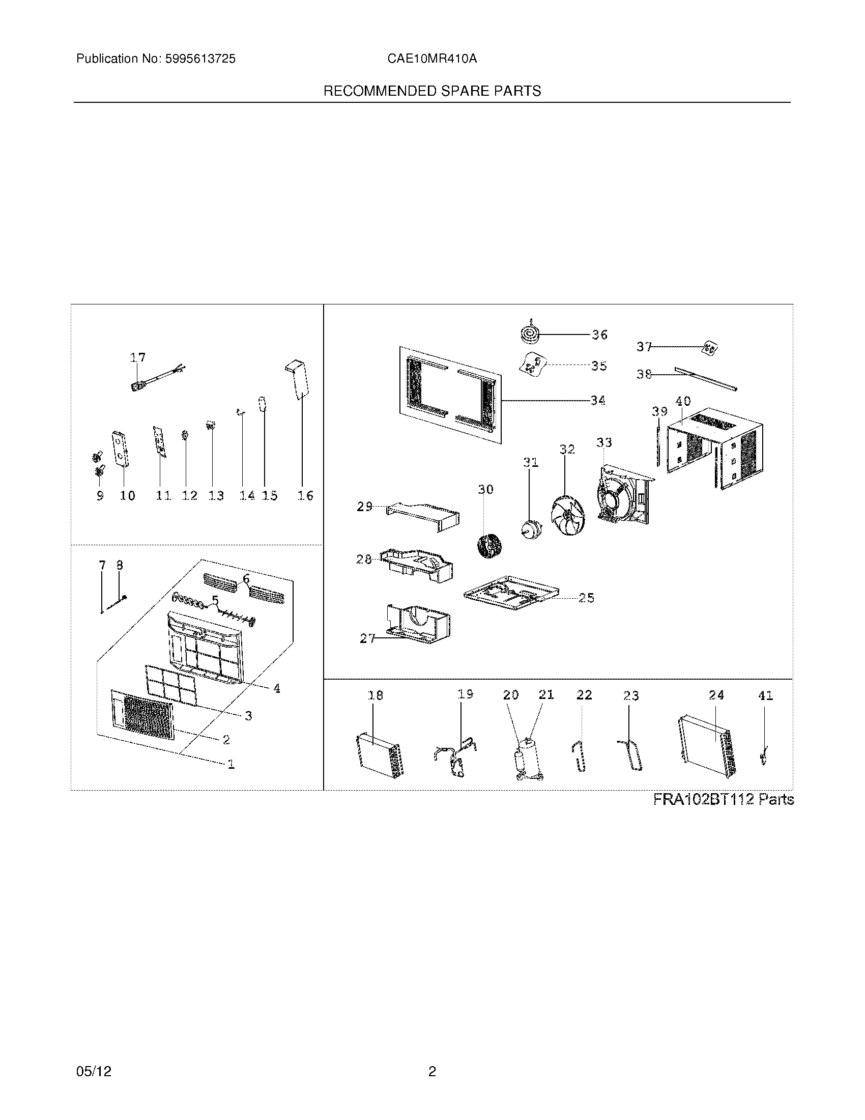 03 - RECOMMENDED SPARE PARTS