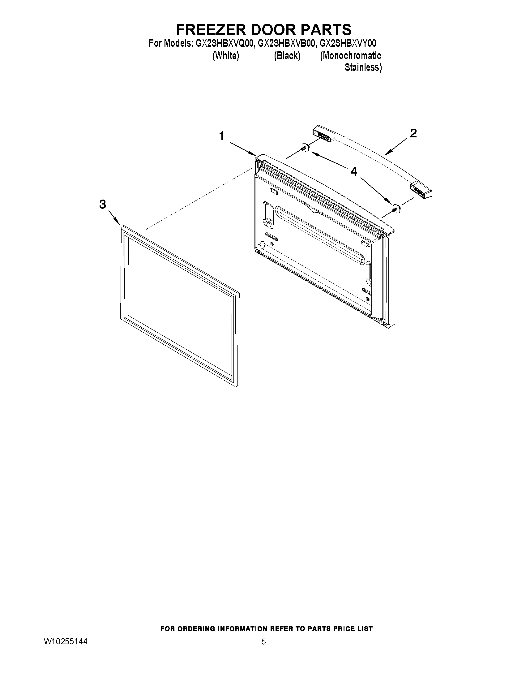 03 - FREEZER DOOR PARTS