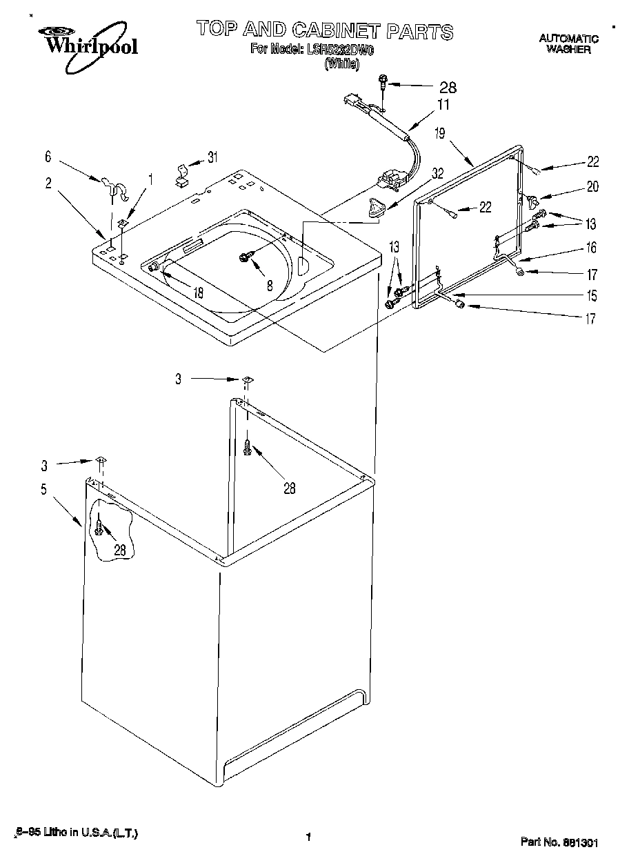 01 - TOP AND CABINET