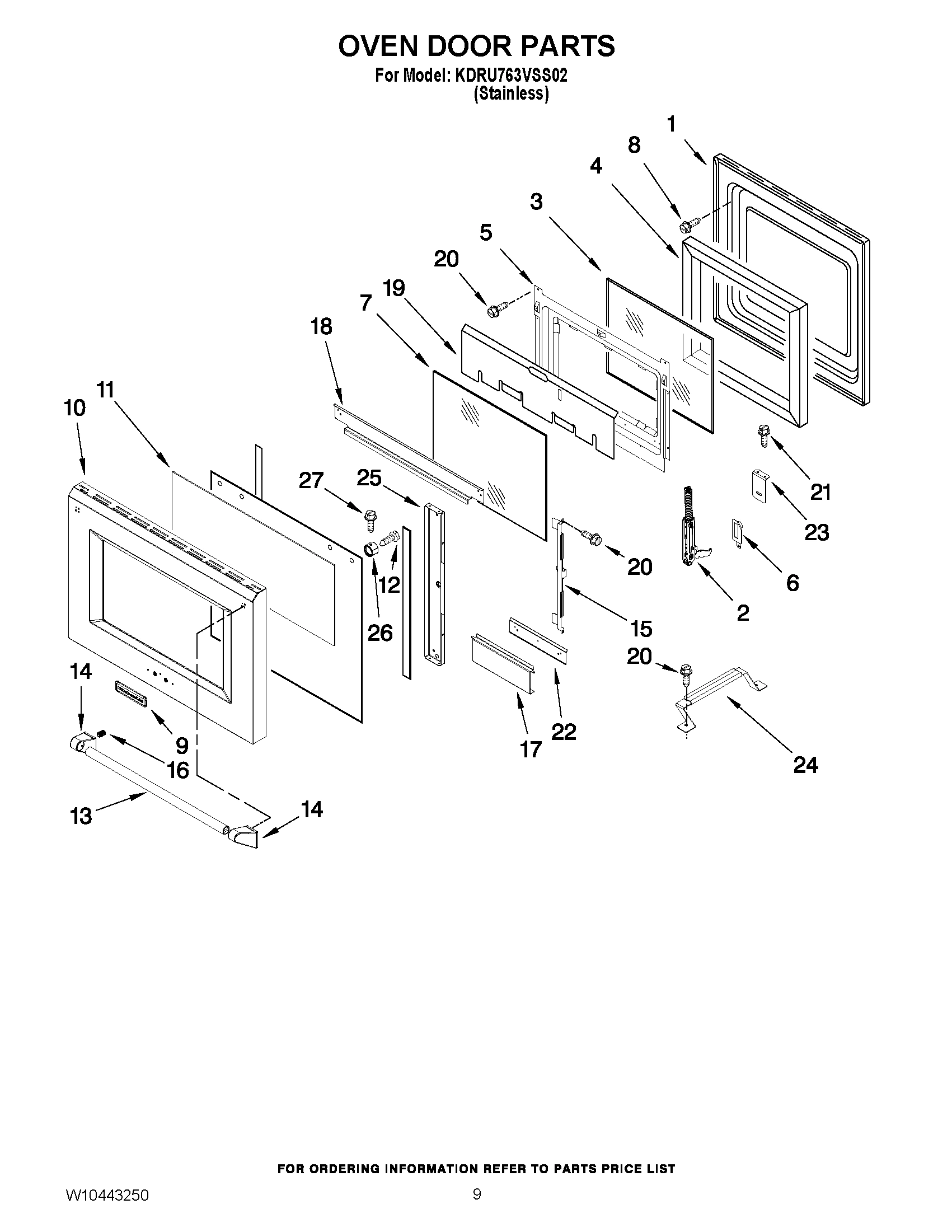 06 - OVEN DOOR PARTS