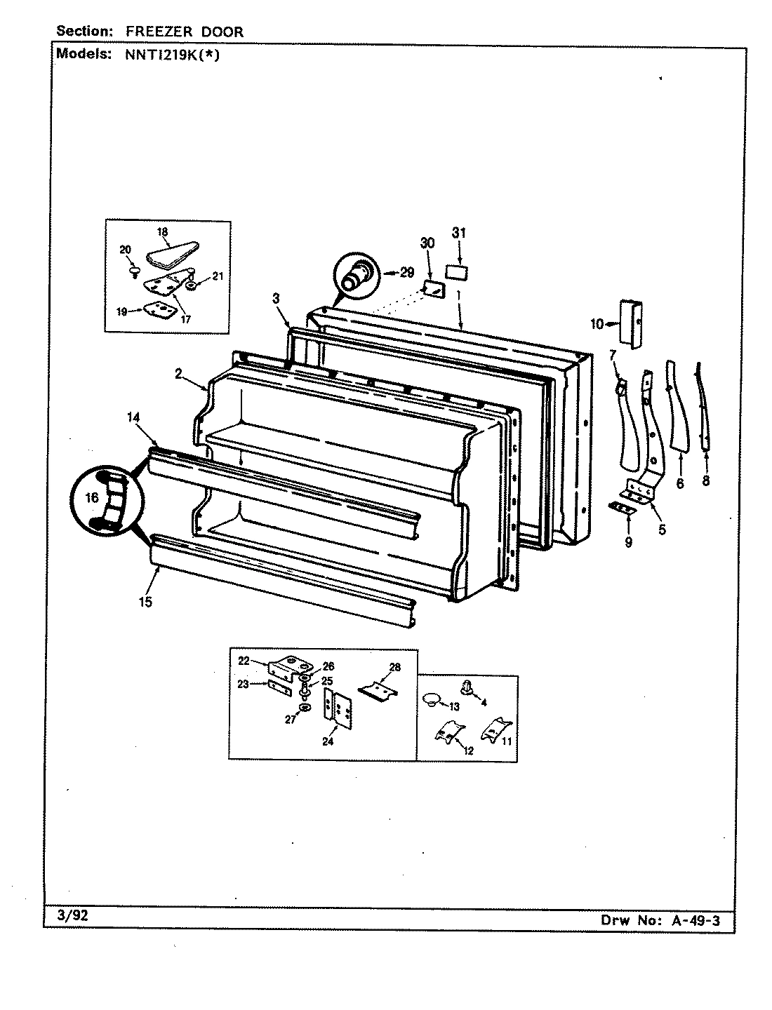 02 - FREEZER DOOR