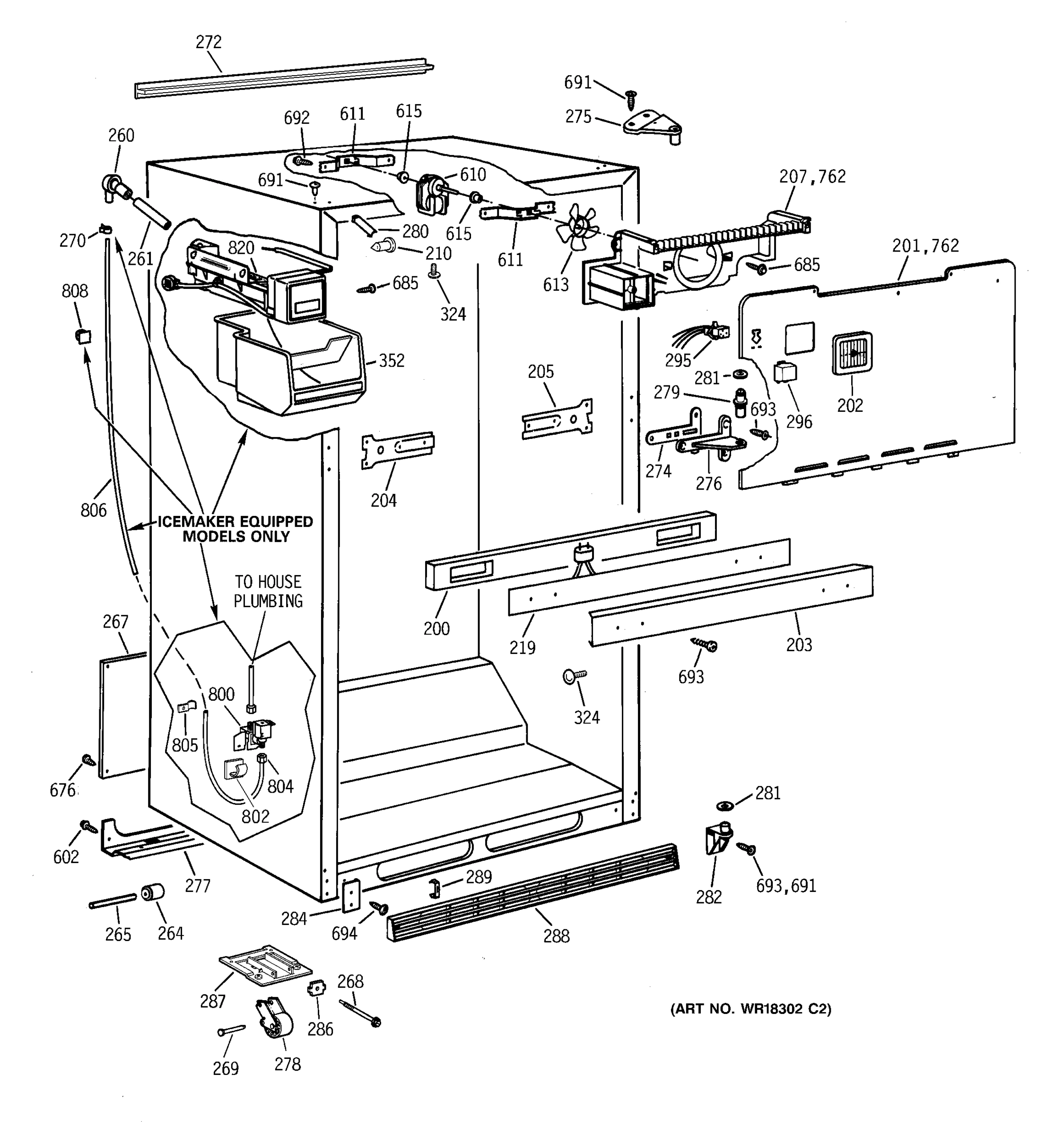 CABINET PARTS
