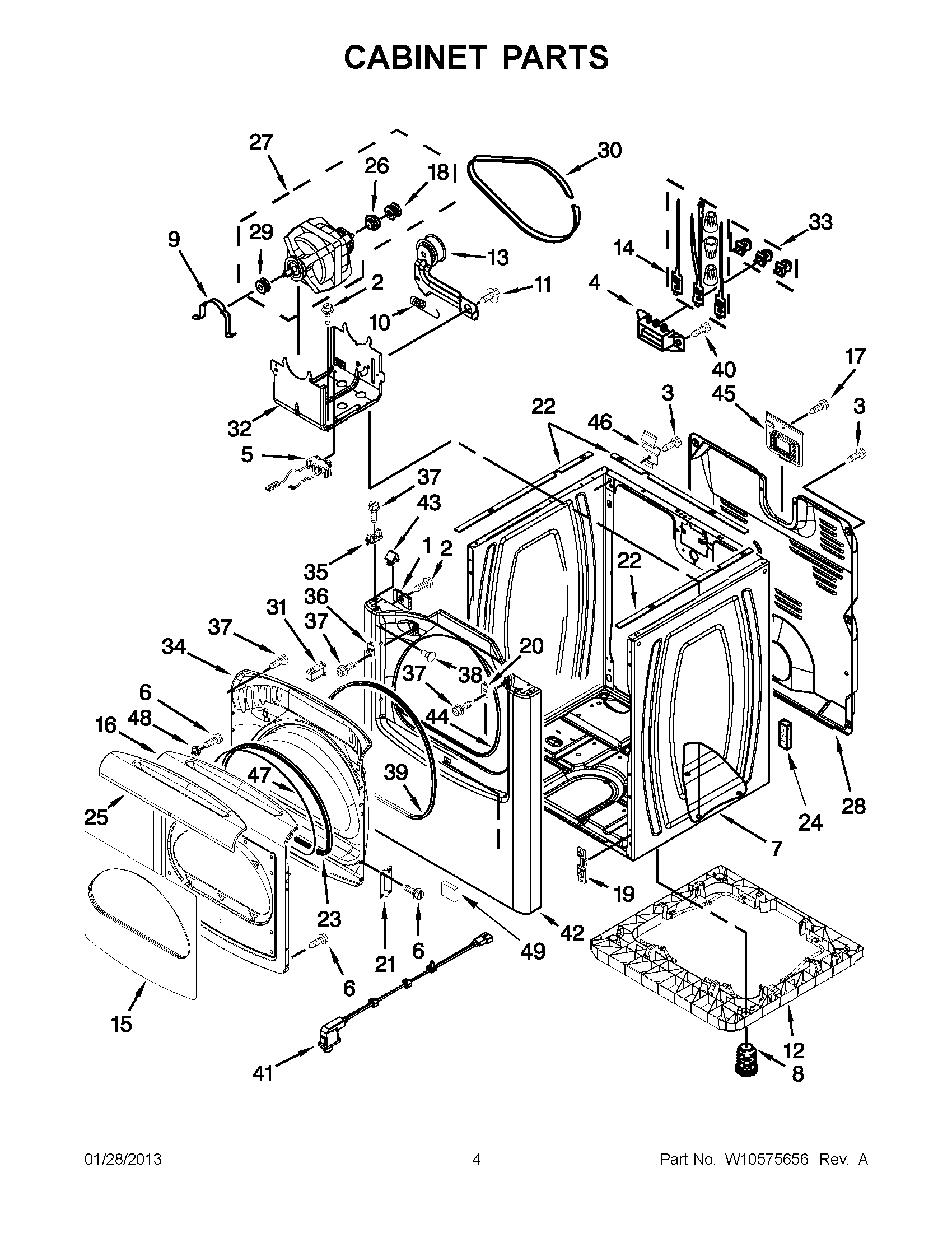 02 - CABINET PARTS