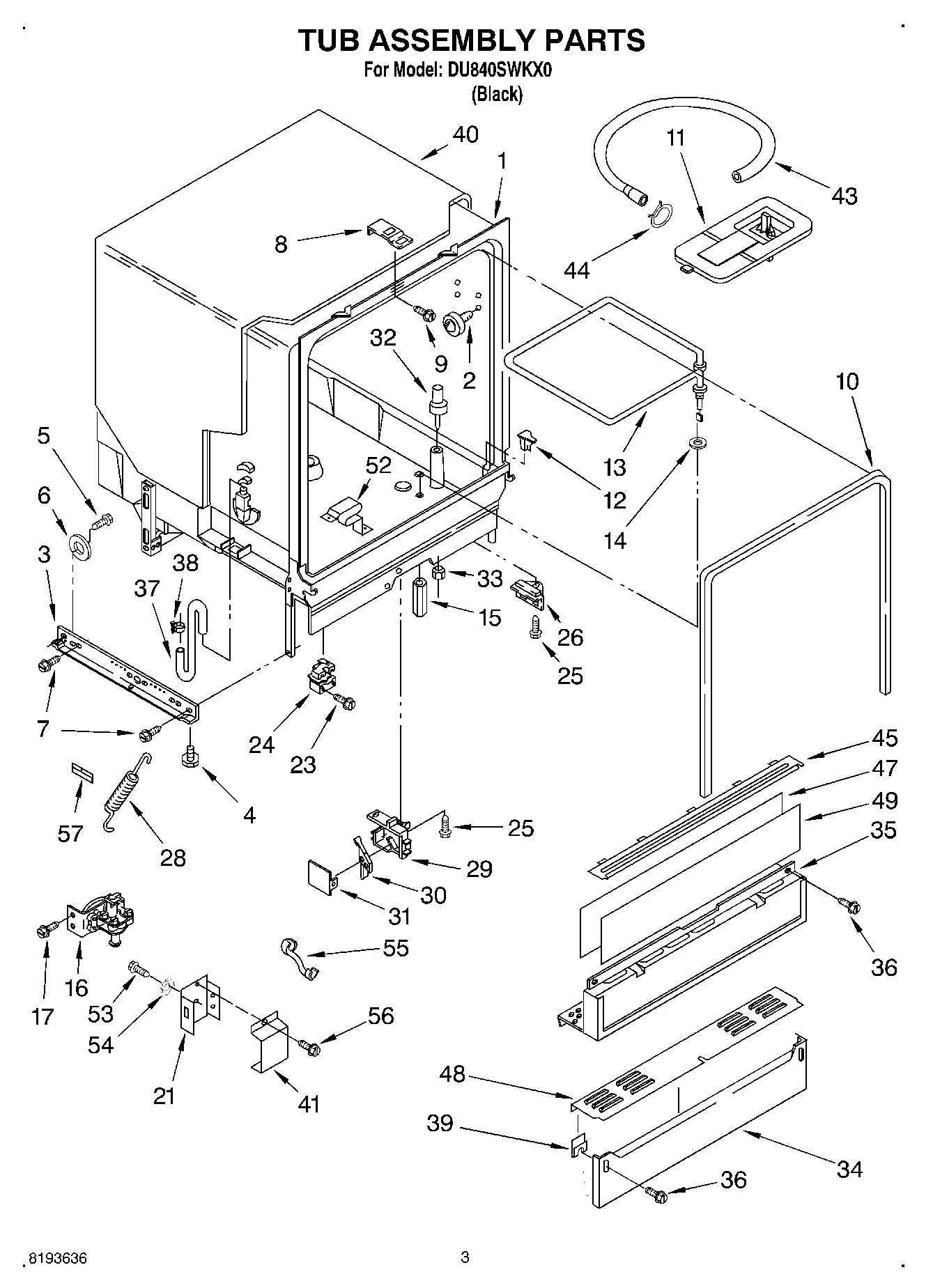 03 - TUB ASSEMBLY