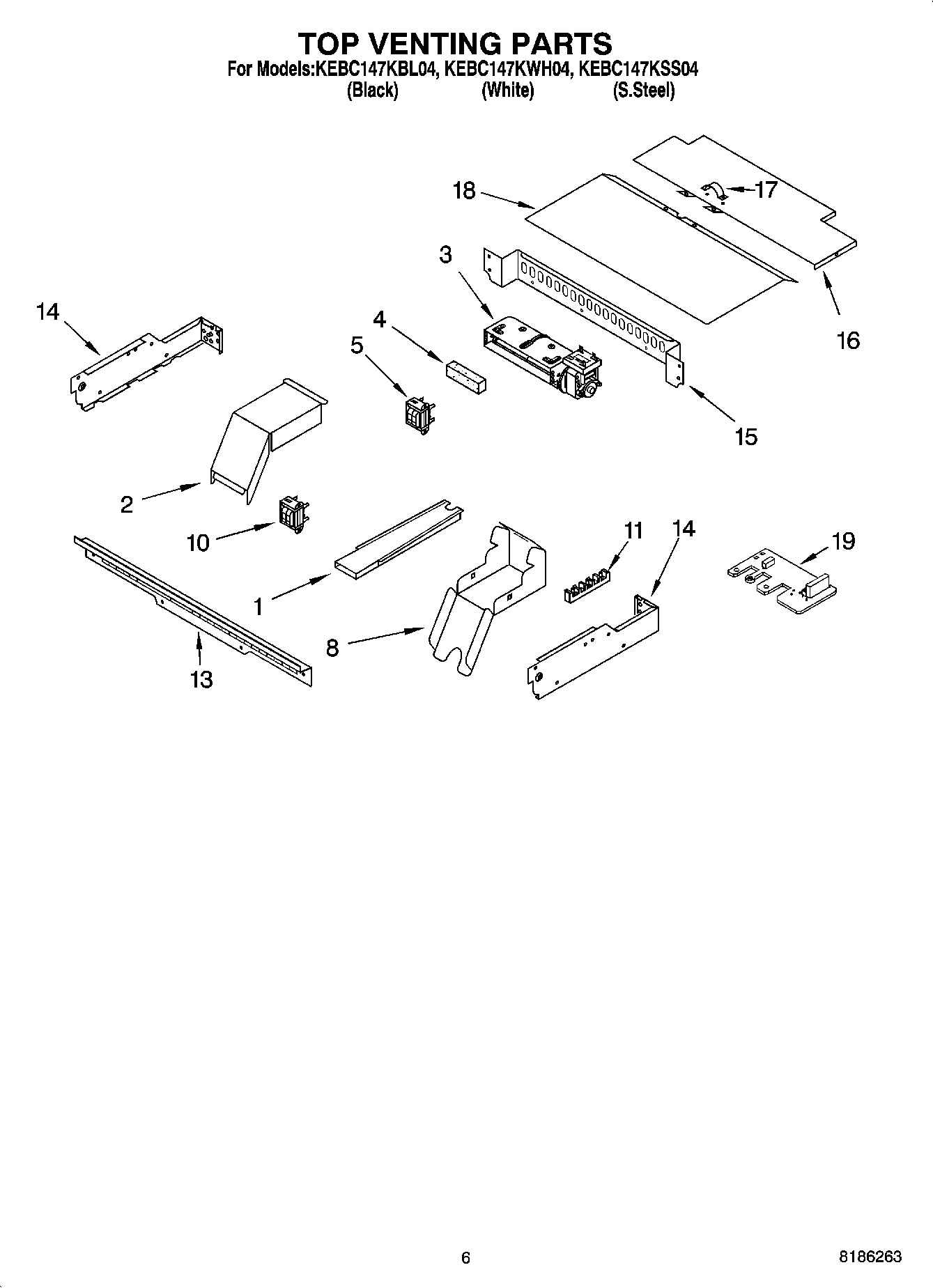 05 - TOP VENTING PARTS, OPTIONAL PARTS
