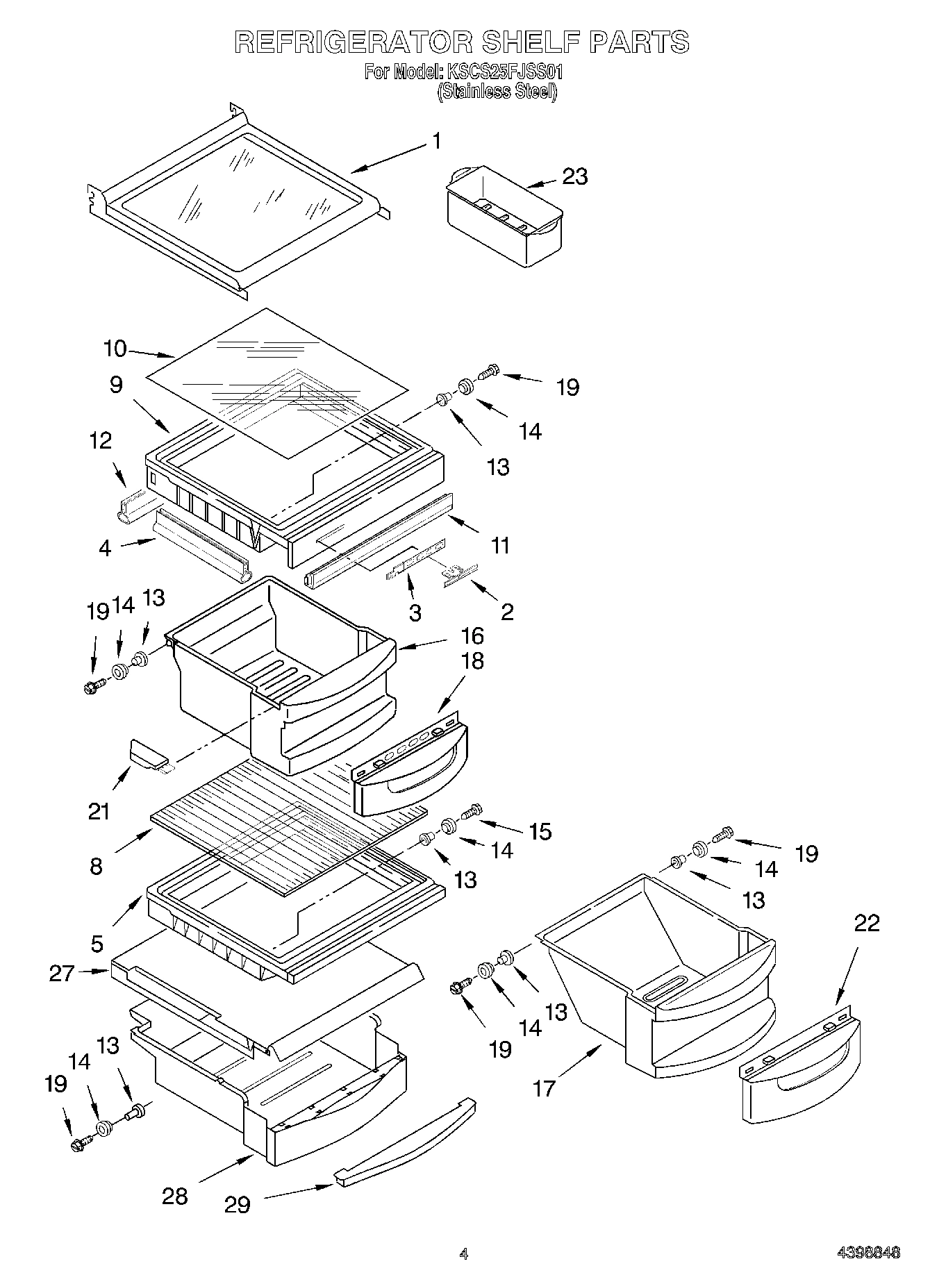 03 - REFRIGERATOR SHELF