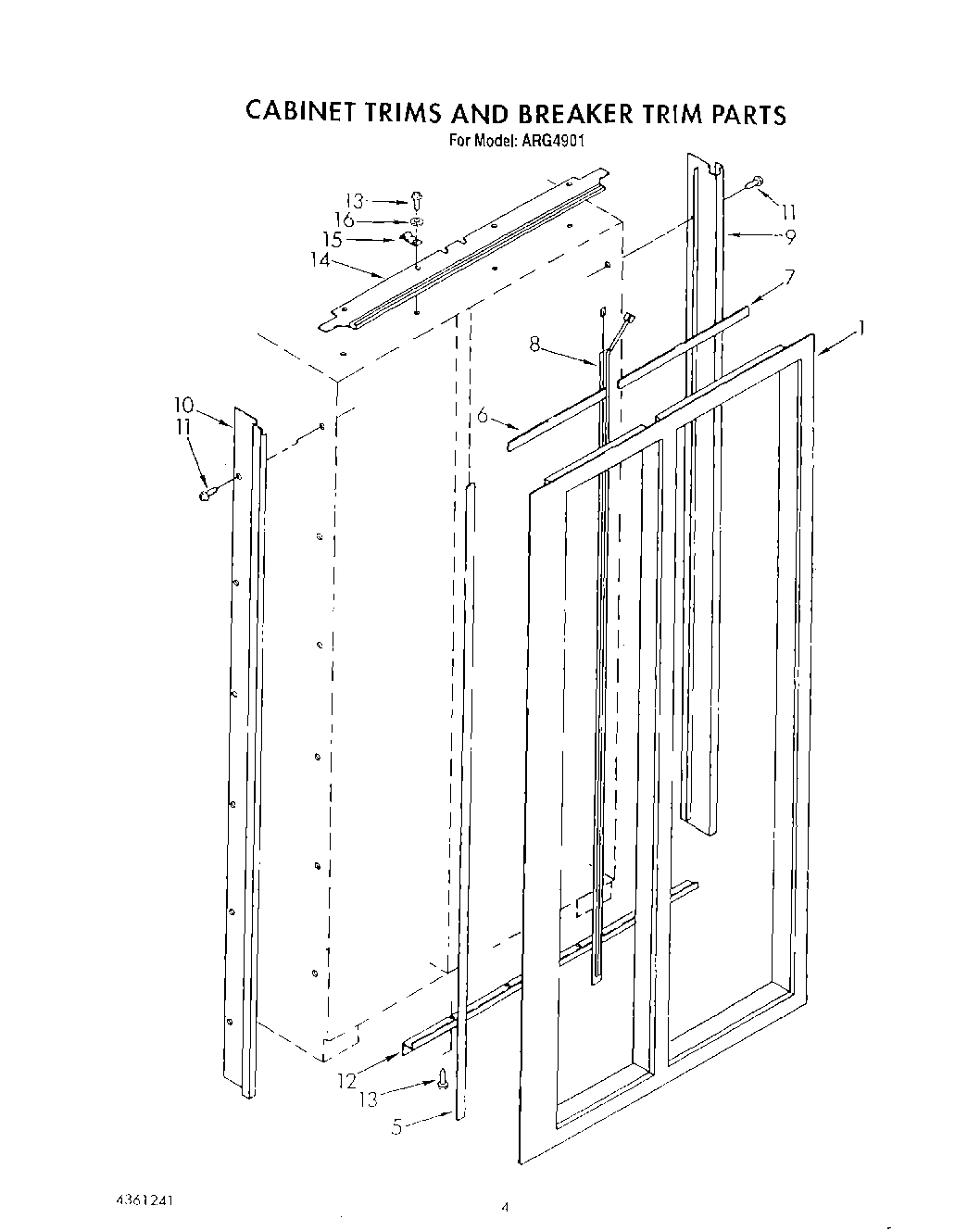 04 - CABINET TRIMS AND BREAKER TRIM