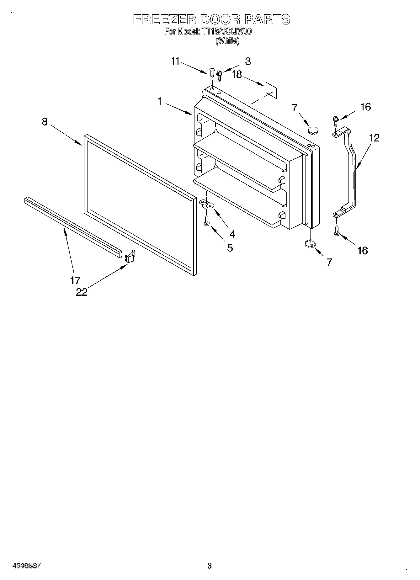 02 - FREEZER DOOR