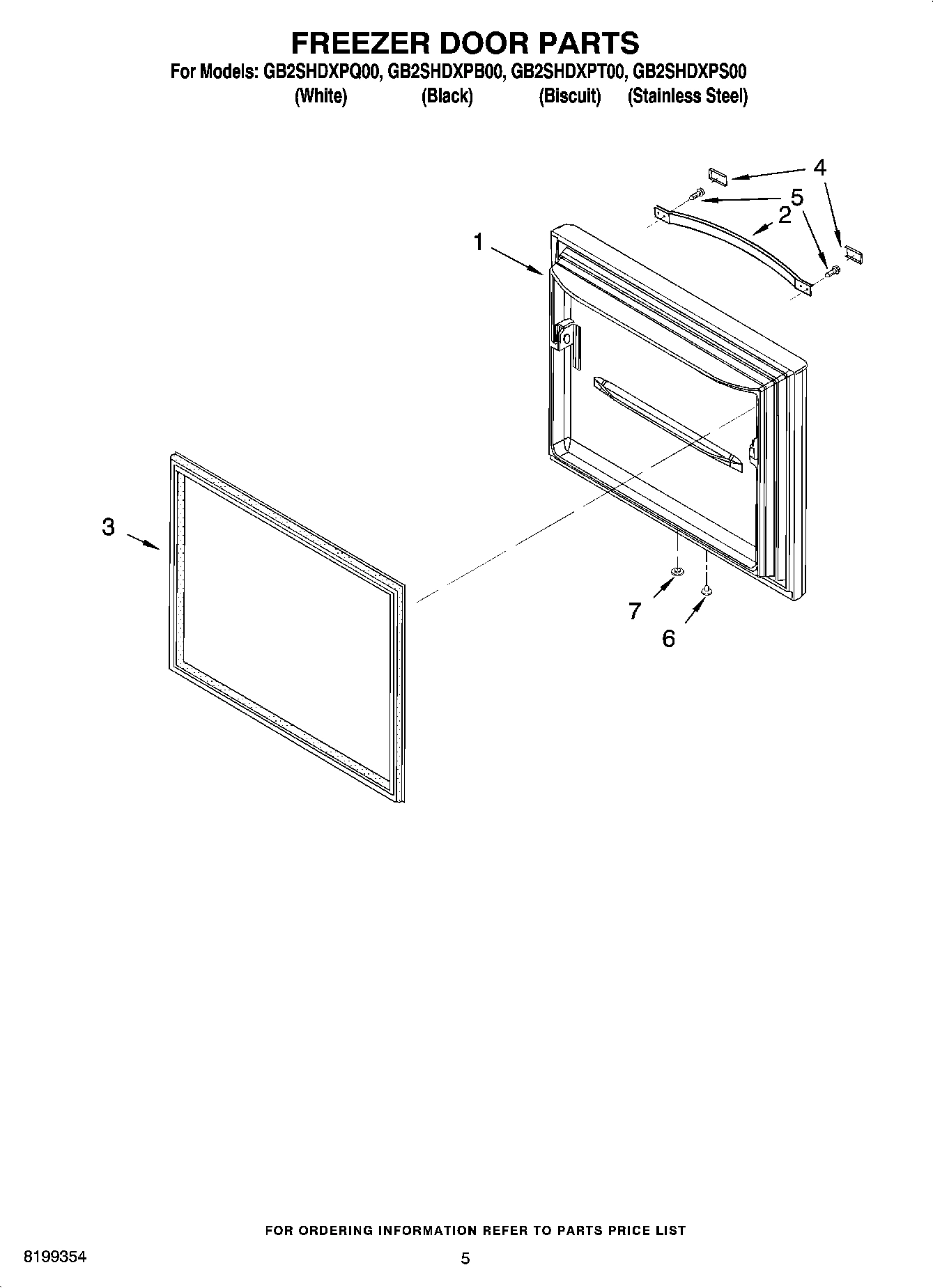 03 - FREEZER DOOR PARTS