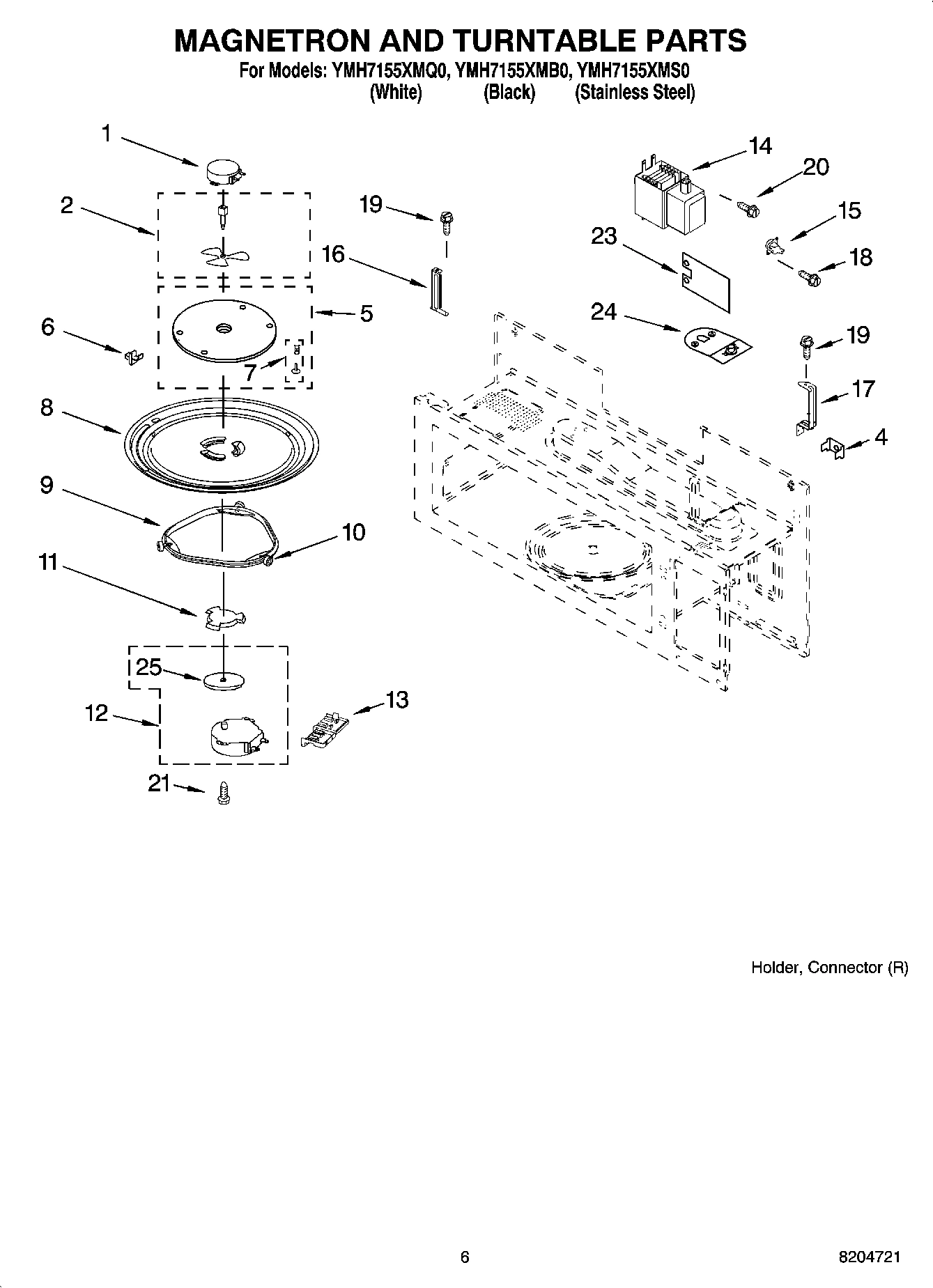 05 - MAGNETRON AND TURNTABLE PARTS