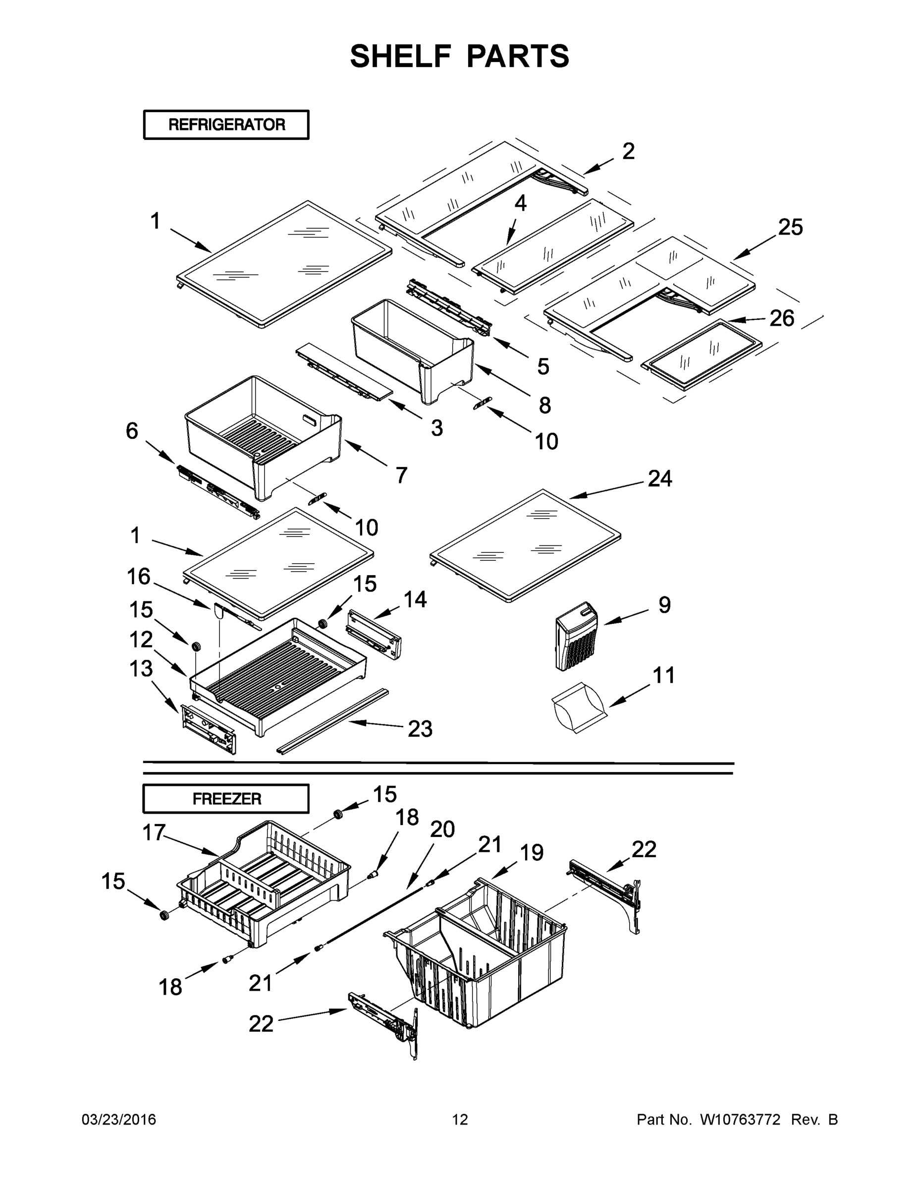 07 - SHELF PARTS