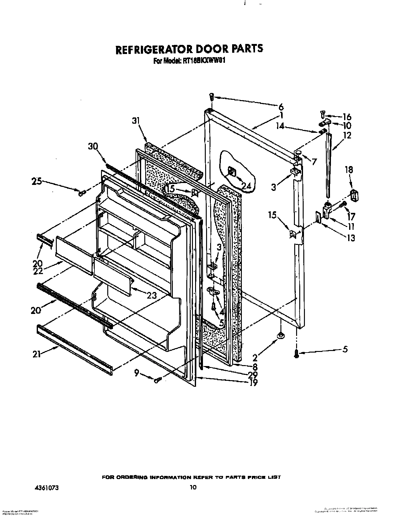 08 - REFRIGERATOR DOOR, LIT/OPTIONAL