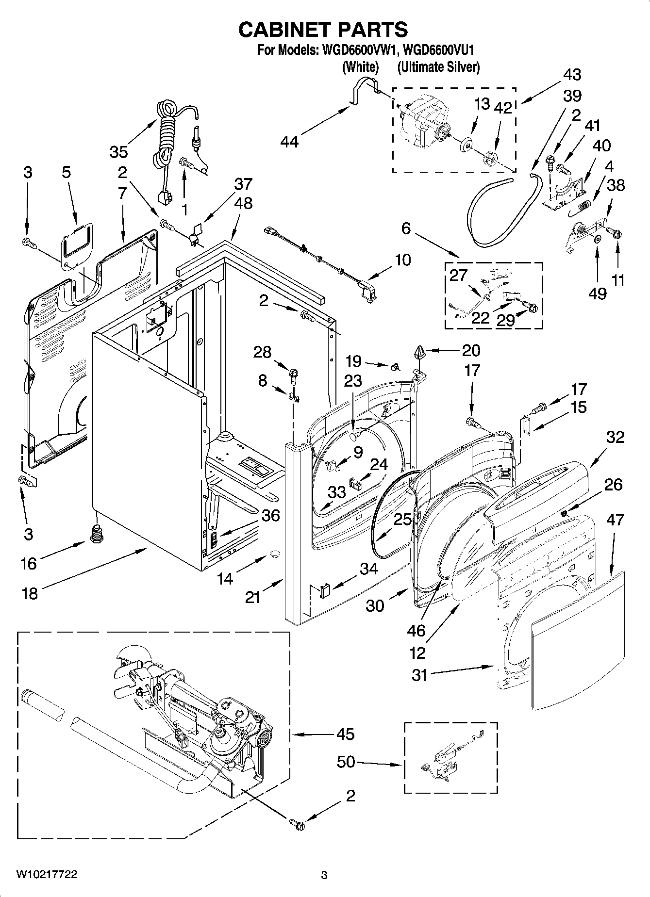02 - CABINET PARTS